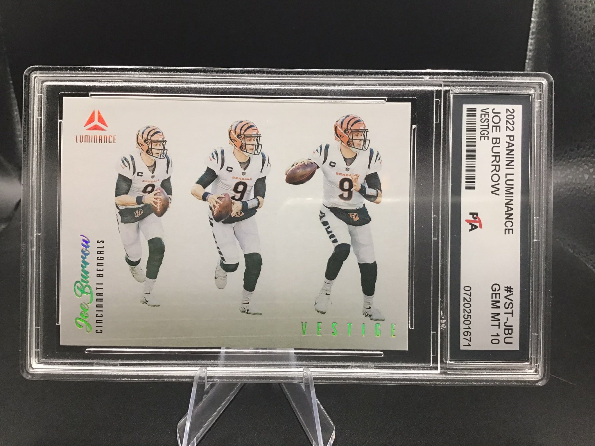 2022 Panini Luminance Joe Burrow "Vestige" GEM MINT 🔥