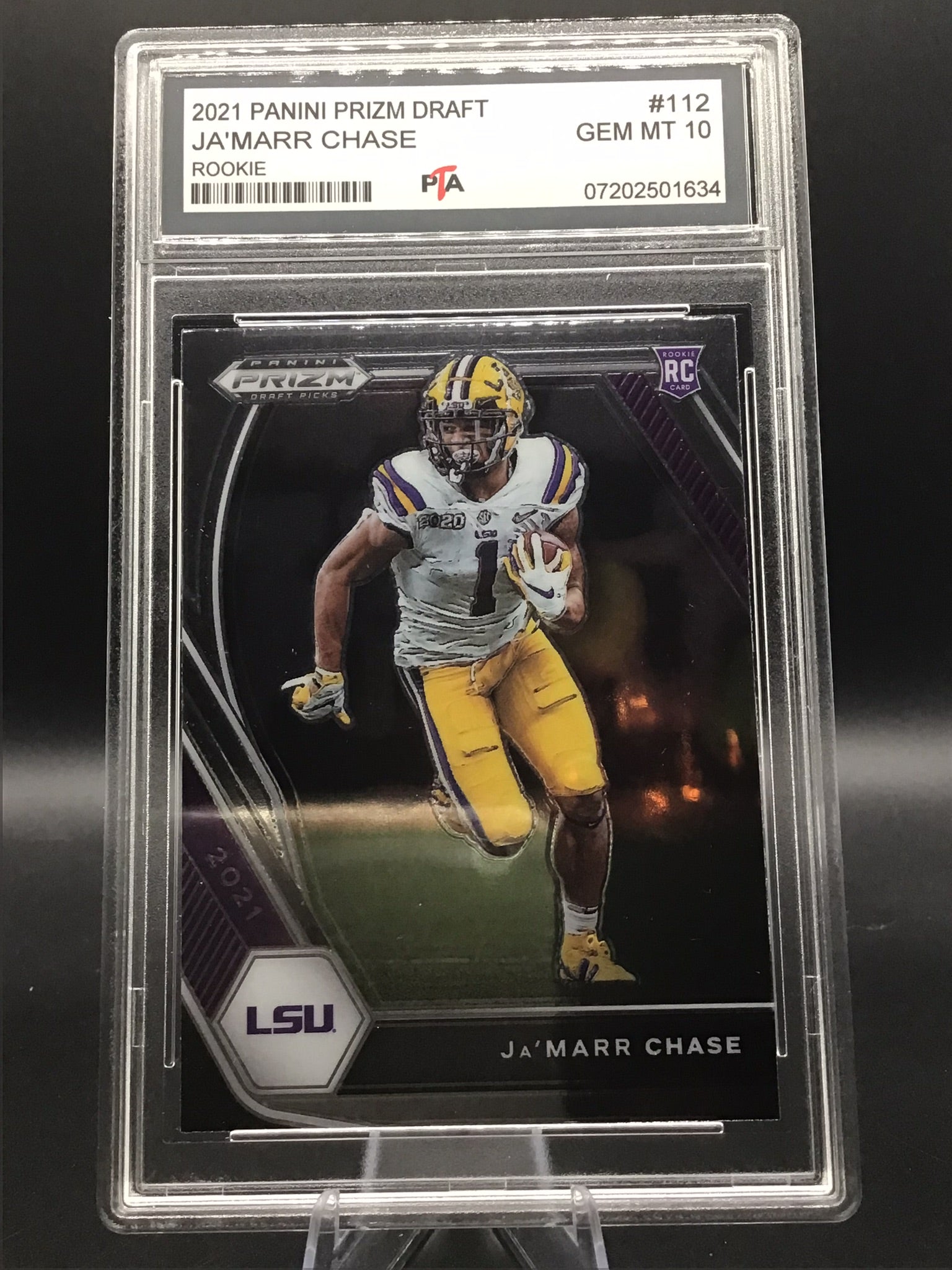 2021 Panini Prizm Draft Ja'Marr Chase Rookie GEM MINT 🔥