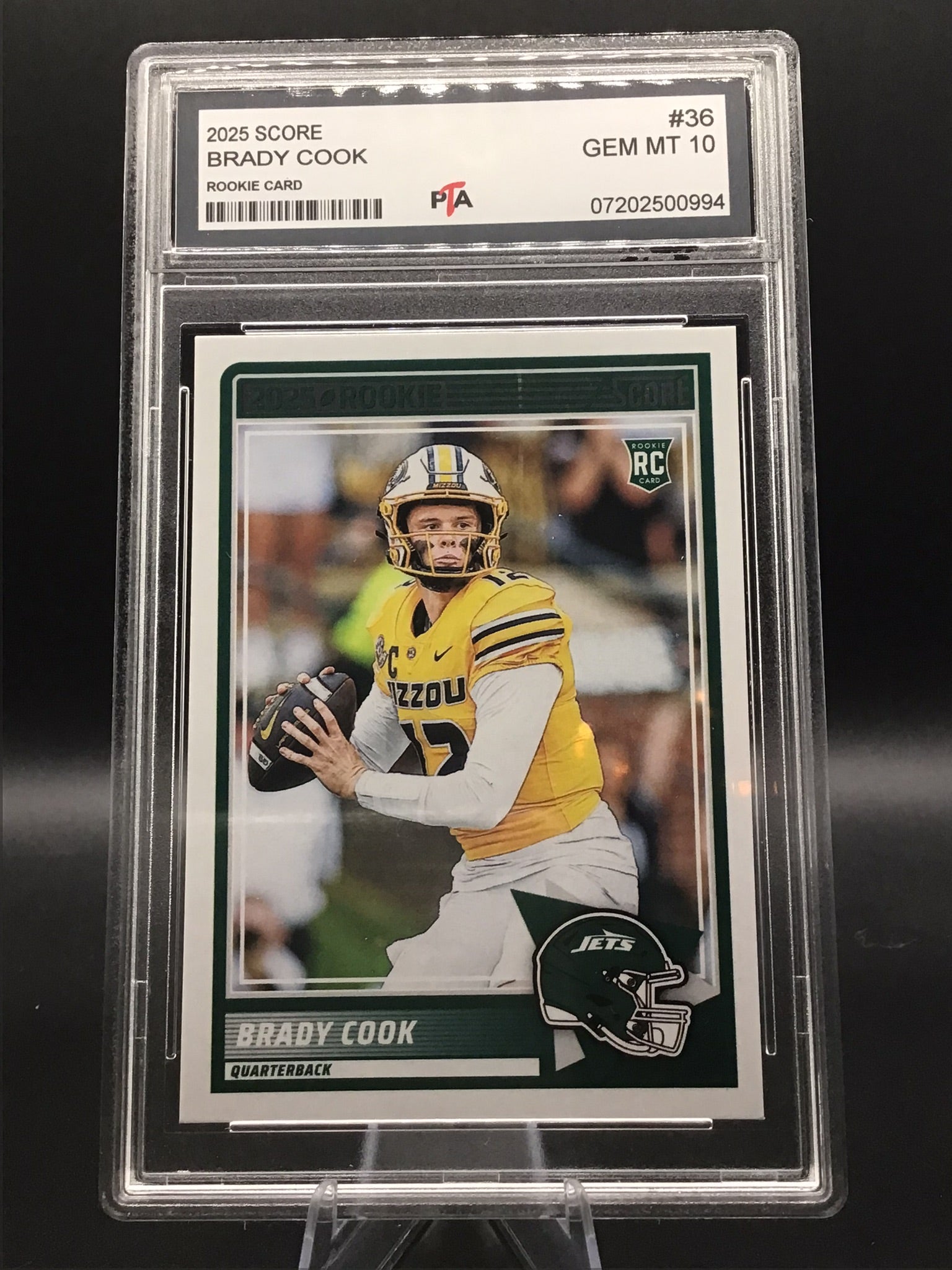 2025 Score Brady Cook Rookie GEM MINT 🔥