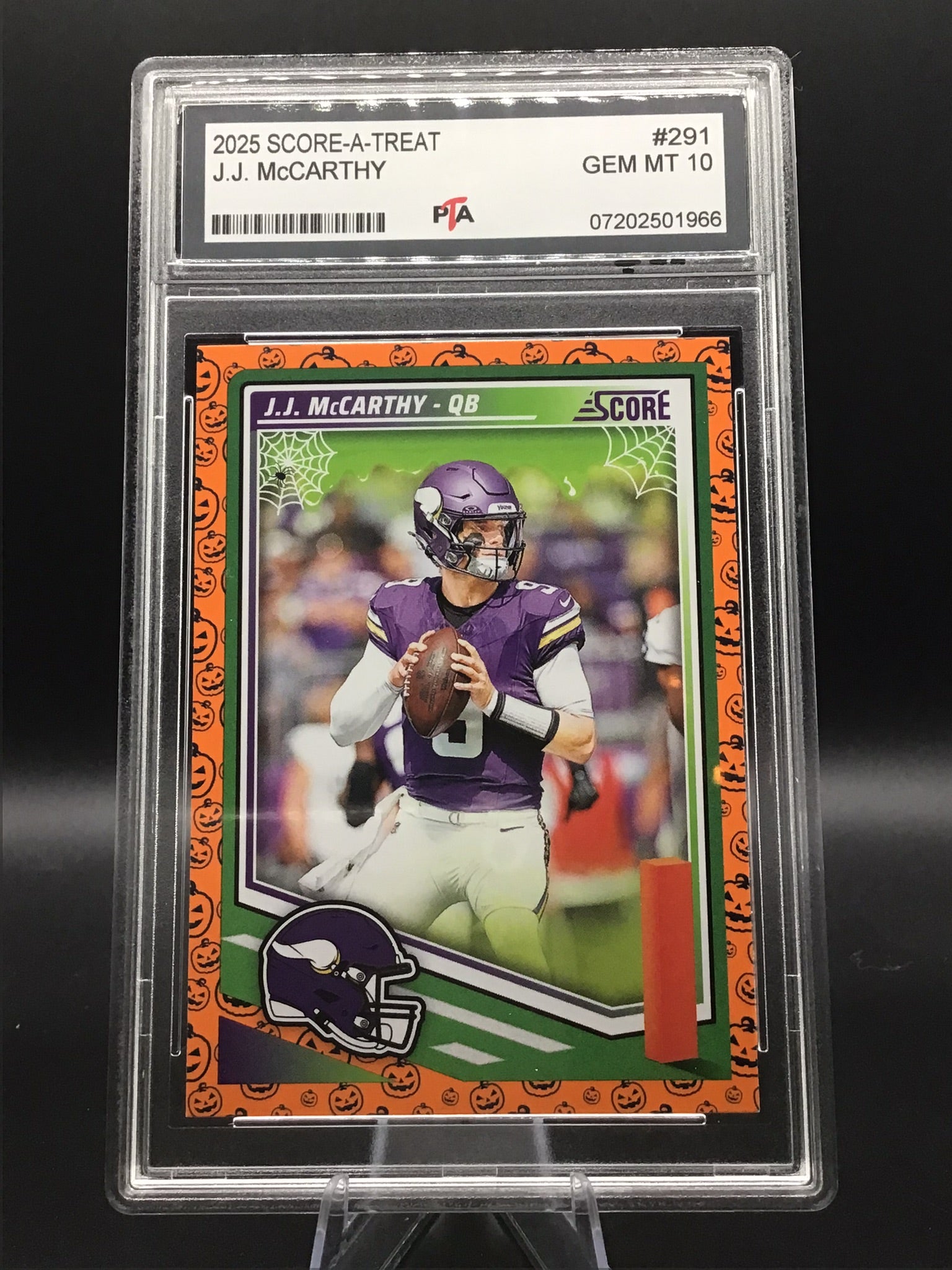 2025 Score-A-Treat J.J. McCarthy GEM MINT 🔥