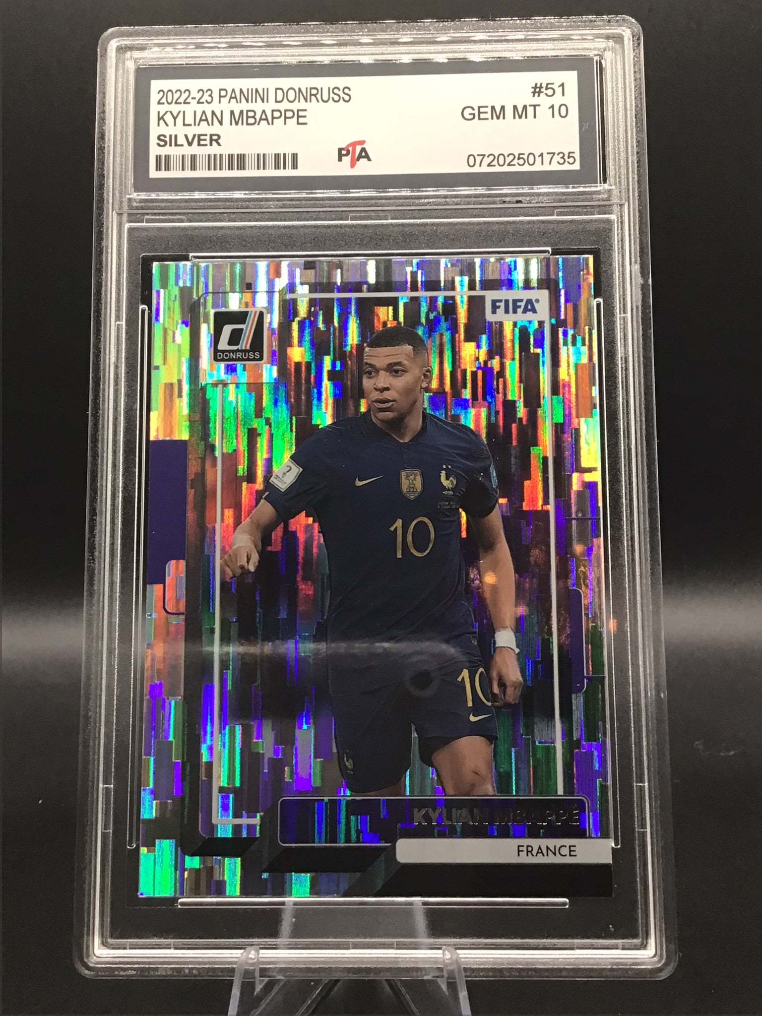 2022-23 Panini Donruss Kylian Mbappe "Silver" GEM MINT 🔥