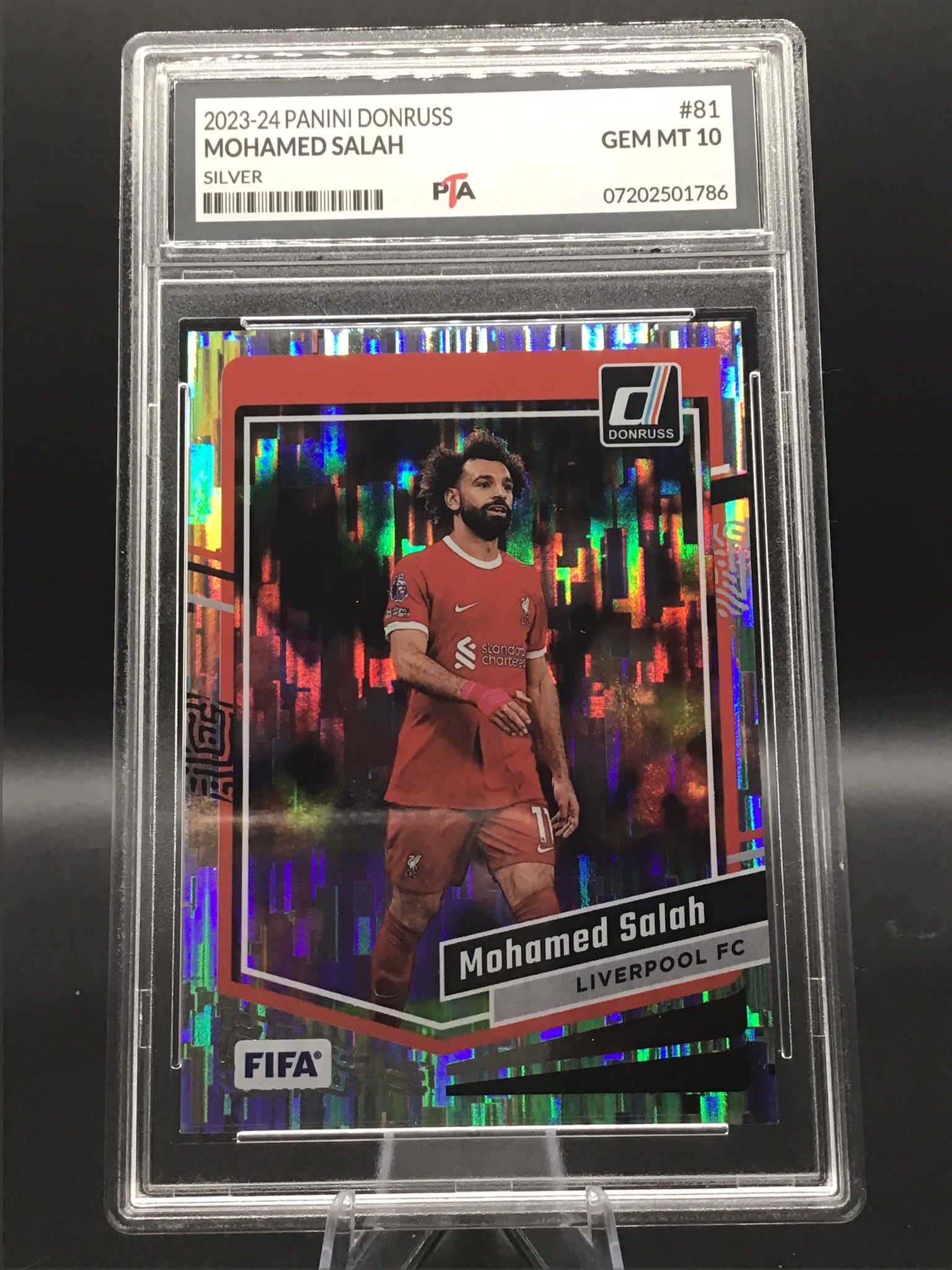 2023-24 Panini Donruss Mohamed Salah "Silver" GEM MINT 🔥