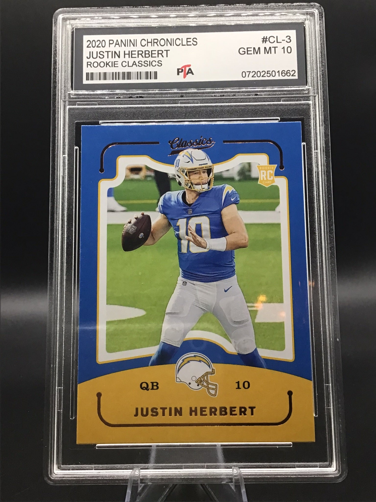 2020 Panini Chronicles Justin Herbert "Rookie Classics" GEM MINT 🔥