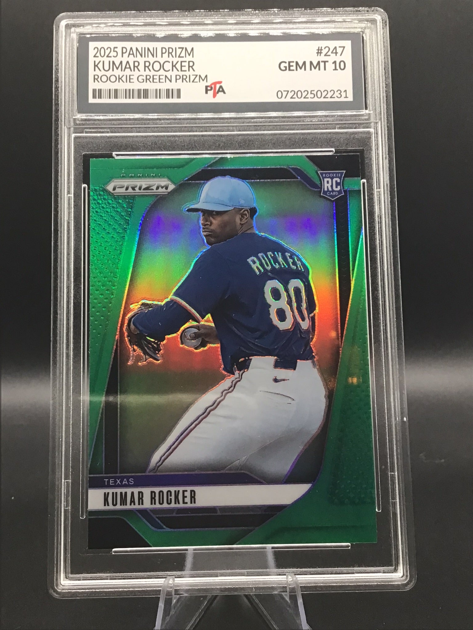 2025 Panini Prizm Kumar Rocker "Rookie Green Prizm" GEM MINT 🔥
