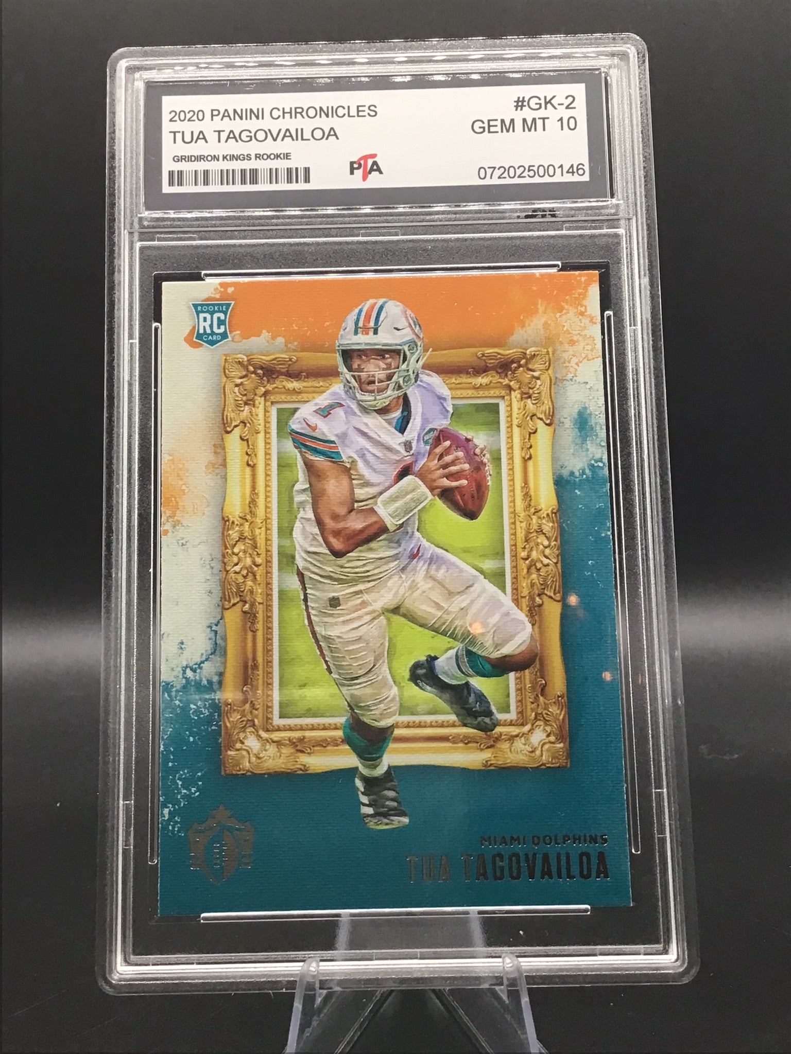 2020 Panini Chronicles Tua Tagovailoa "Gridiron Kings Rookie" GEM MINT 🔥