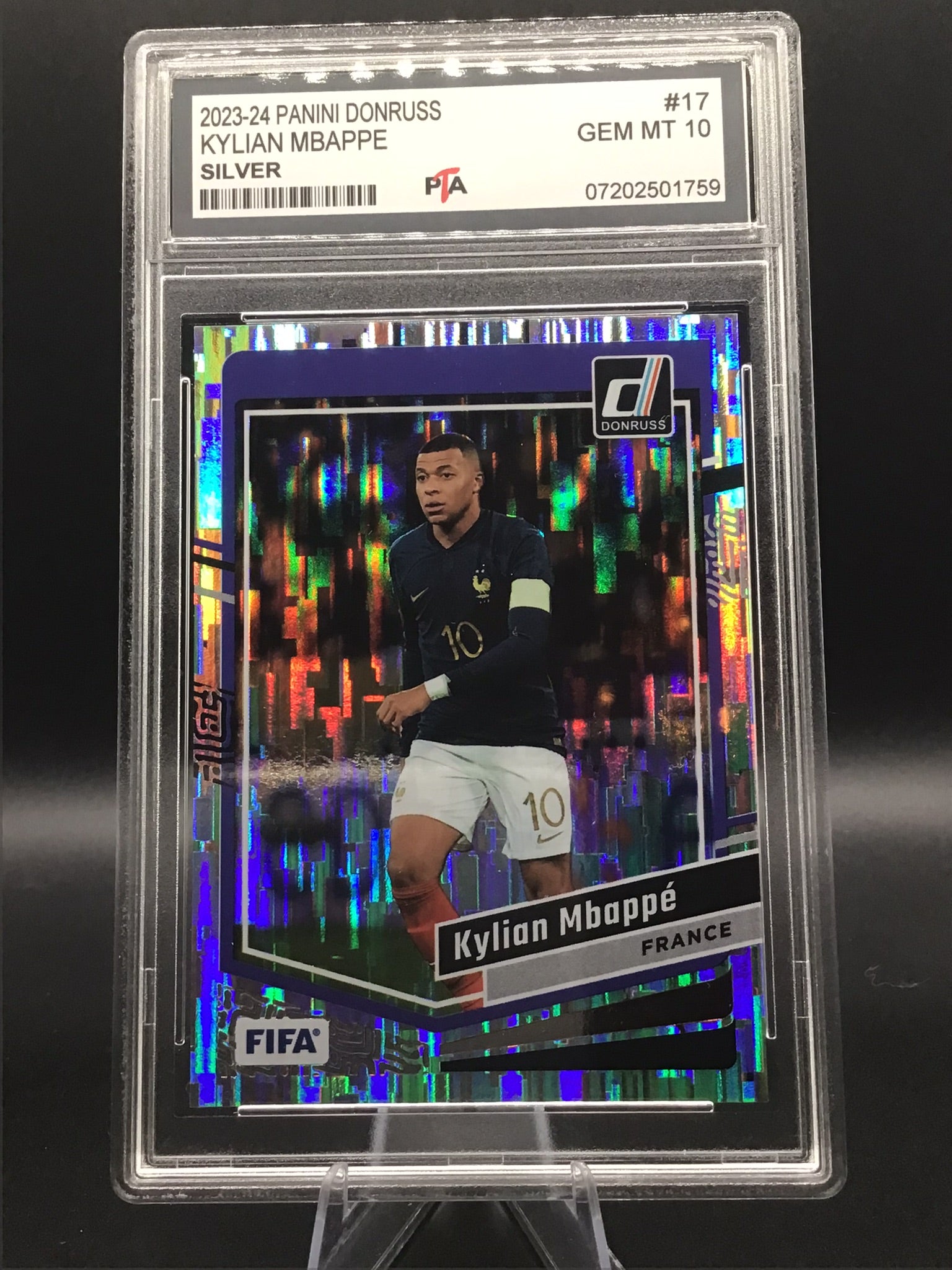 2023-24 Panini Donruss Kylian Mbappe "Silver" GEM MINT 🔥