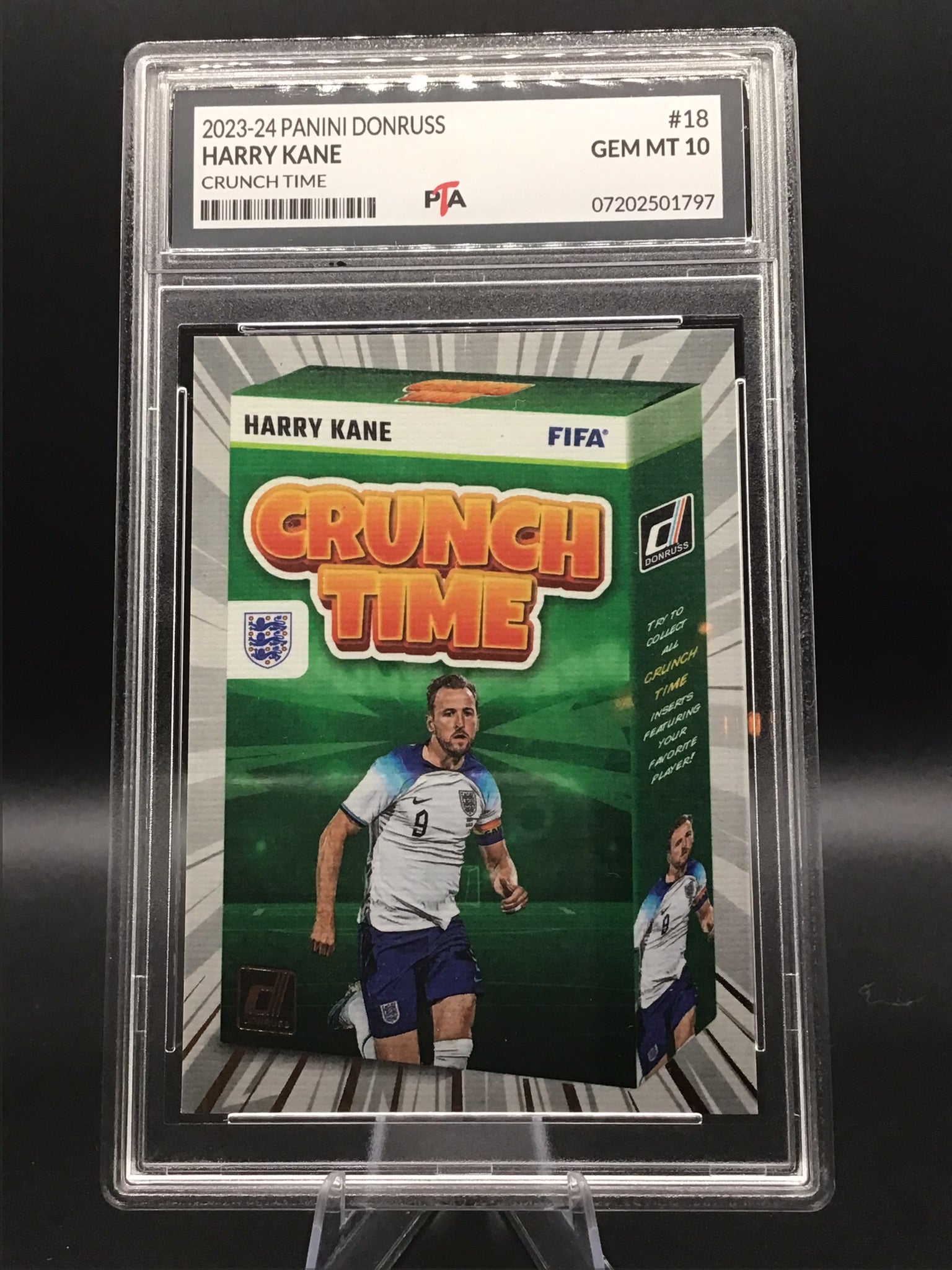 2023-24 Panini Donruss Harry Kane "Crunch Time" GEM MINT 🔥