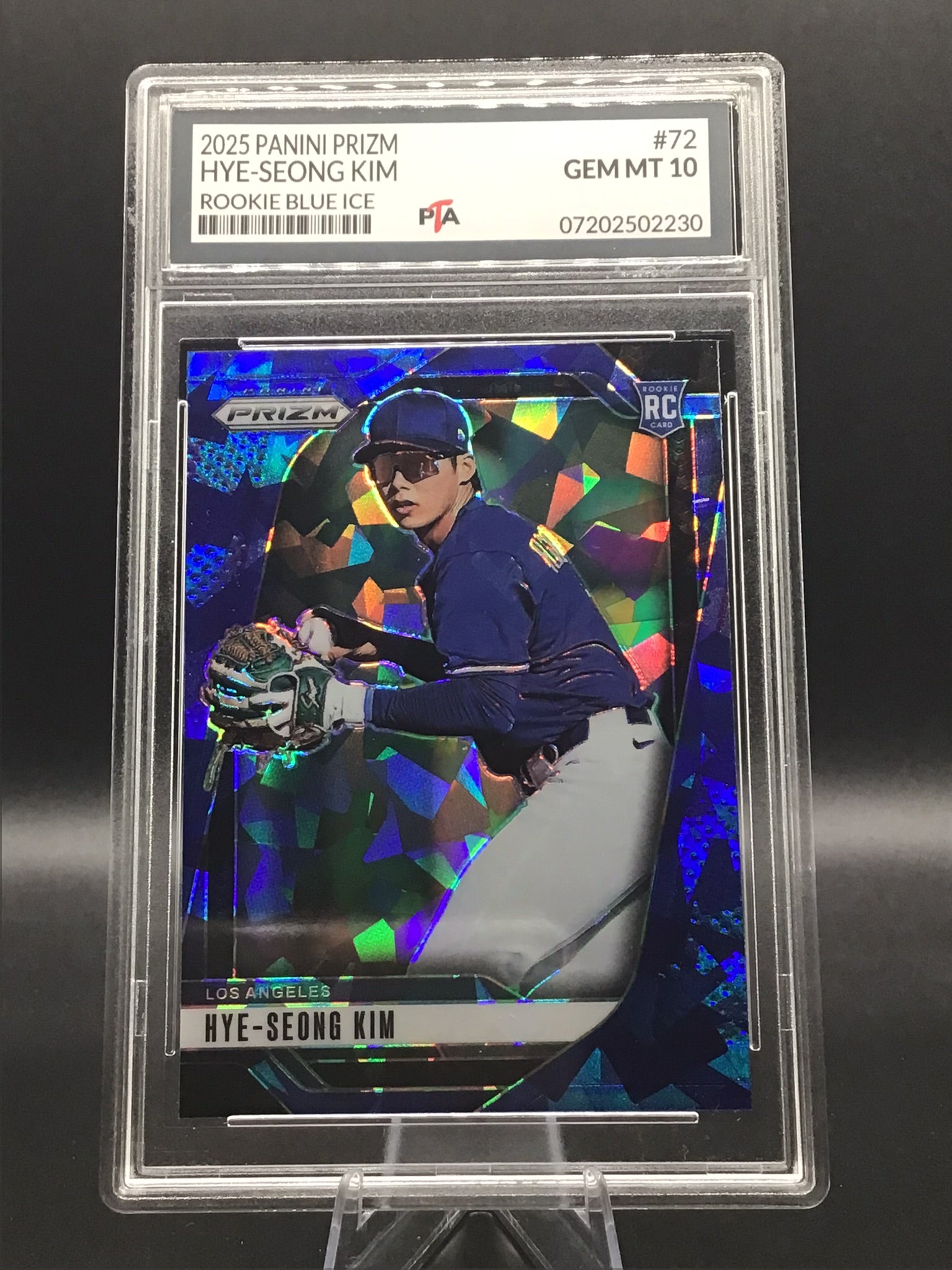 2025 Panini Prizm Hye-Seong Kim "Rookie Blue Ice" GEM MINT 🔥