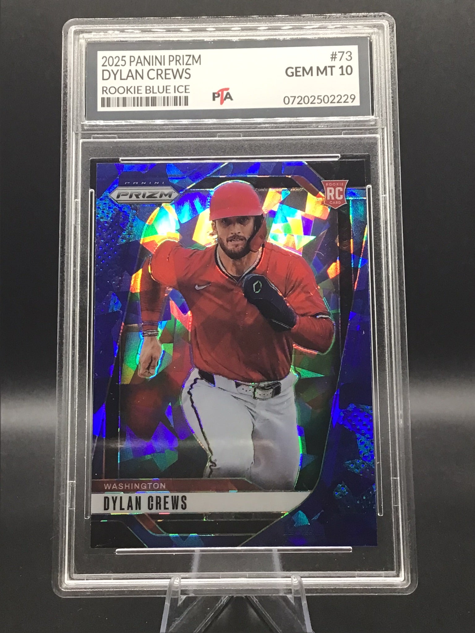2025 Panini Prizm Dylan Crews "Rookie Blue Ice" GEM MINT 🔥