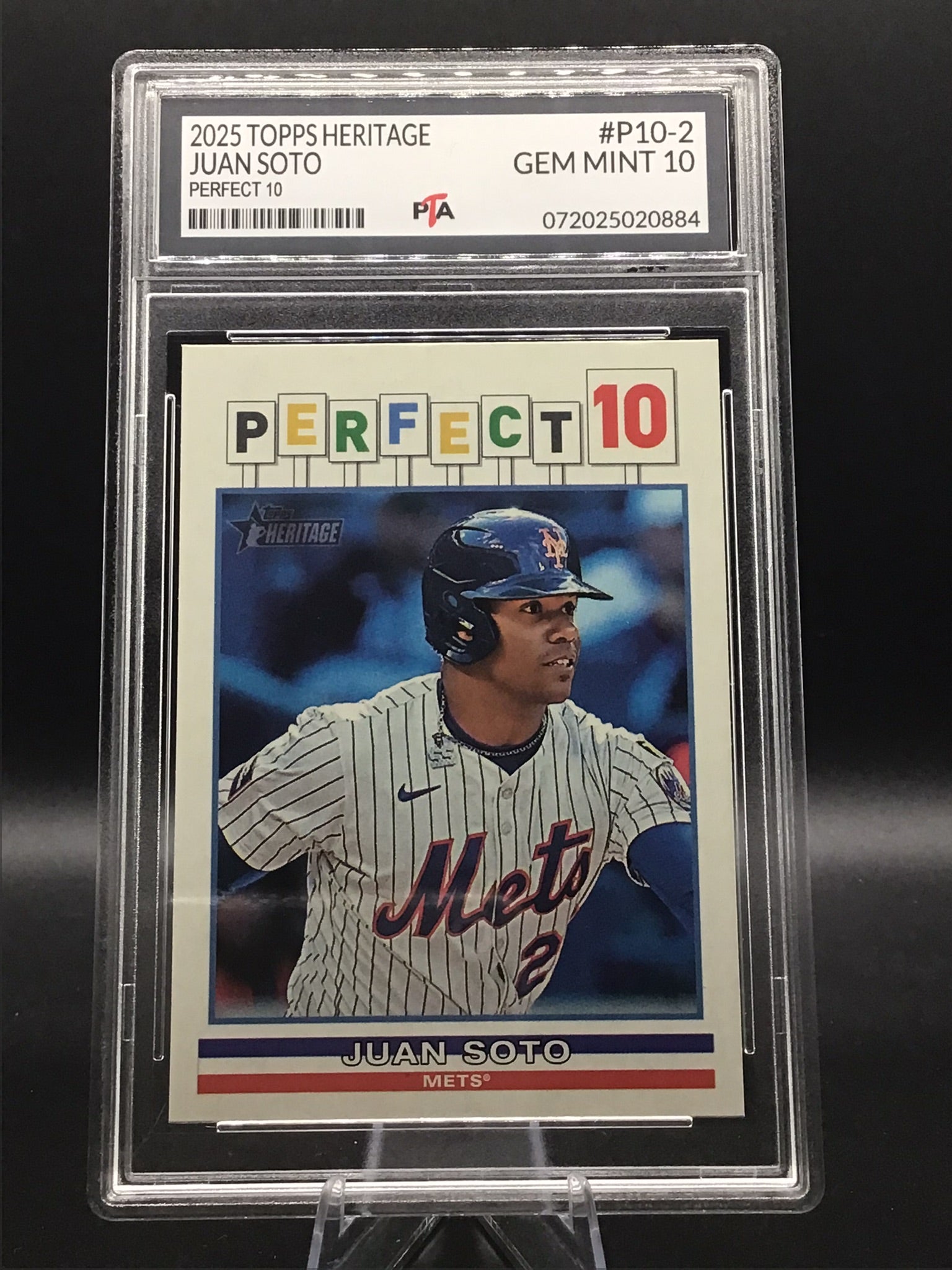 2025 Topps Heritage Juan Soto "Perfect 10" GEM MINT 🔥