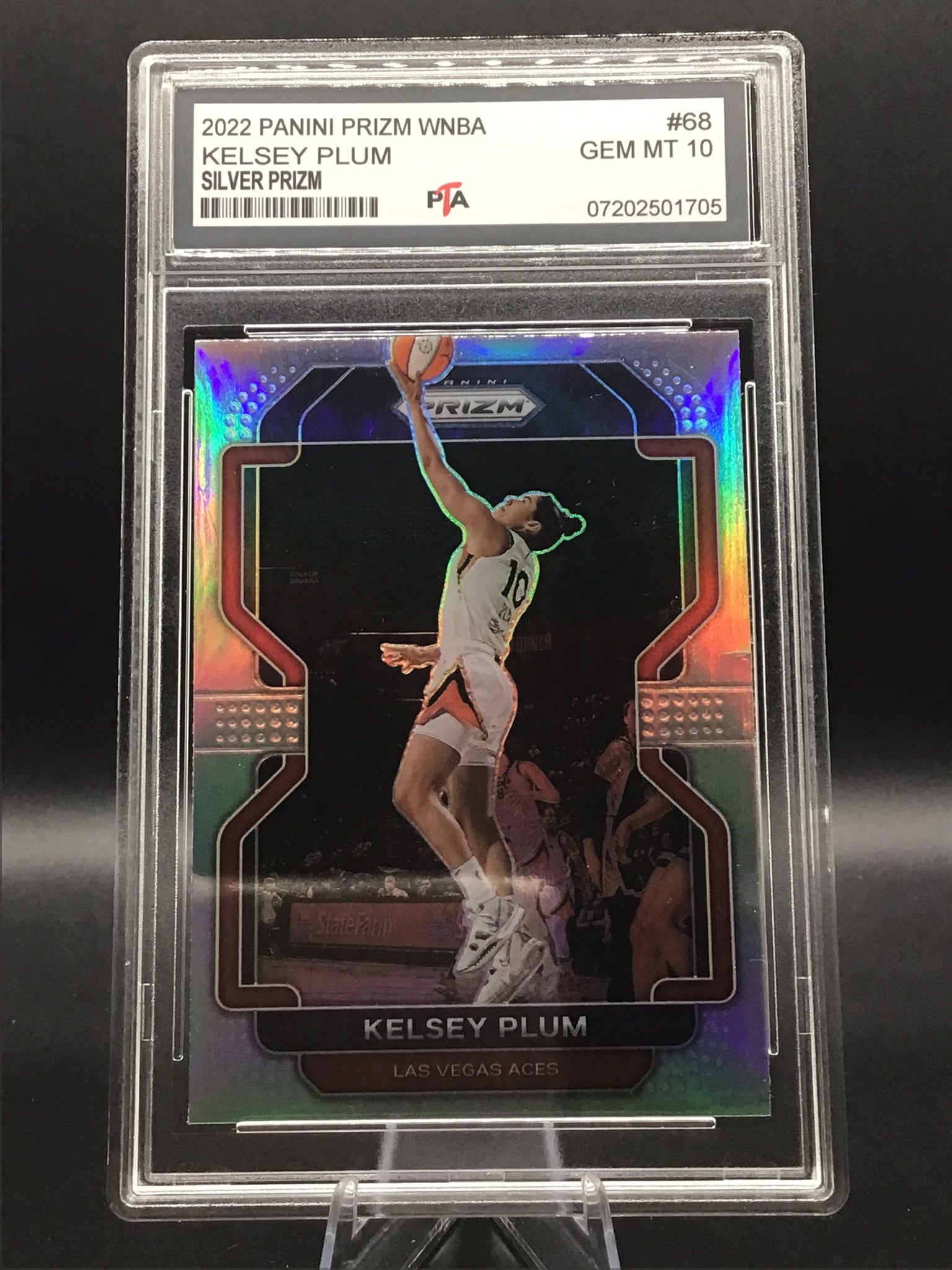 2022 Panini Prizm WNBA Kelsey Plum "Silver Prizm" GEM MINT 🔥