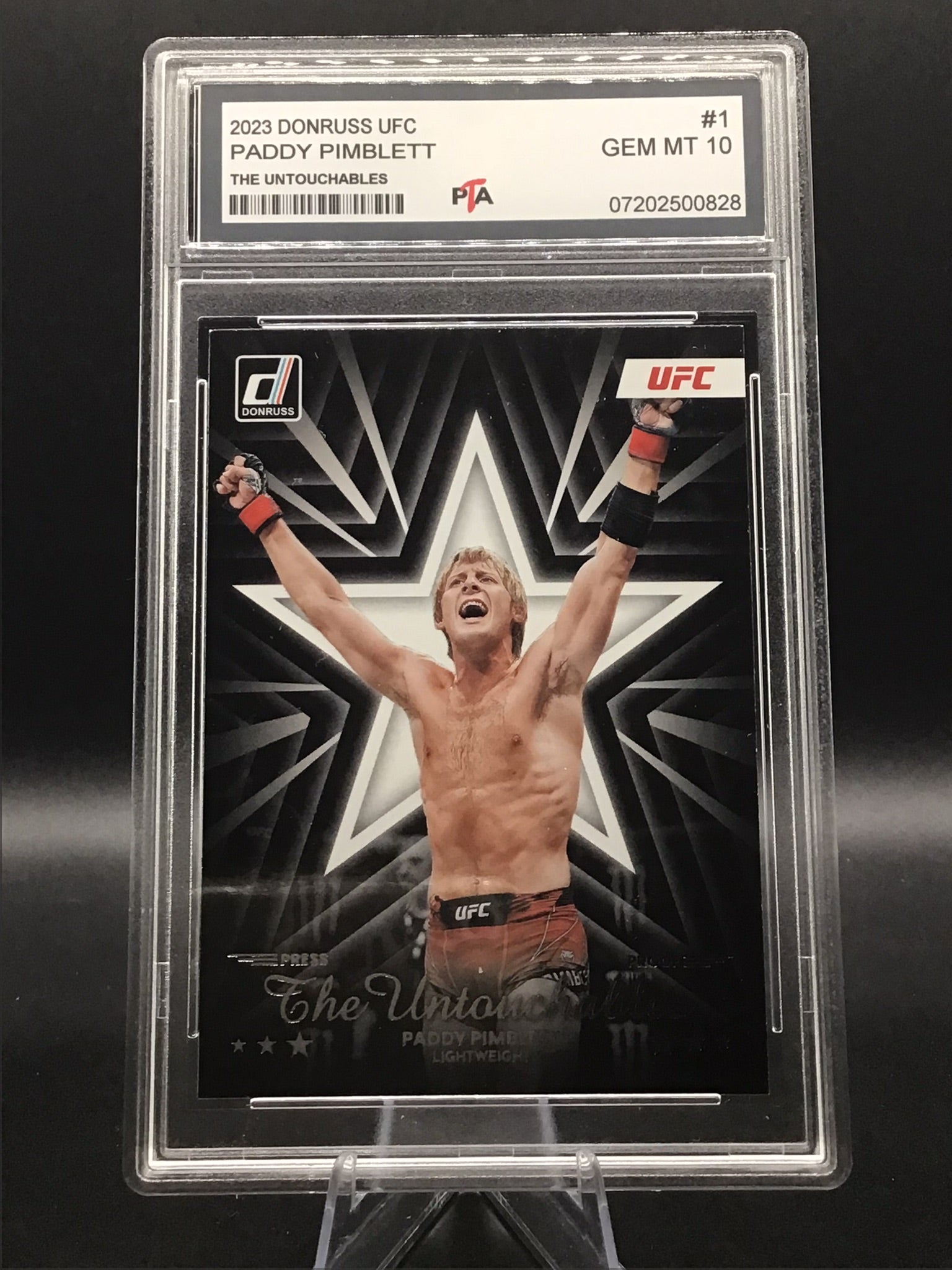 2023 Donruss UFC Paddy Pimblett "The Untouchables" GEM MINT 🔥