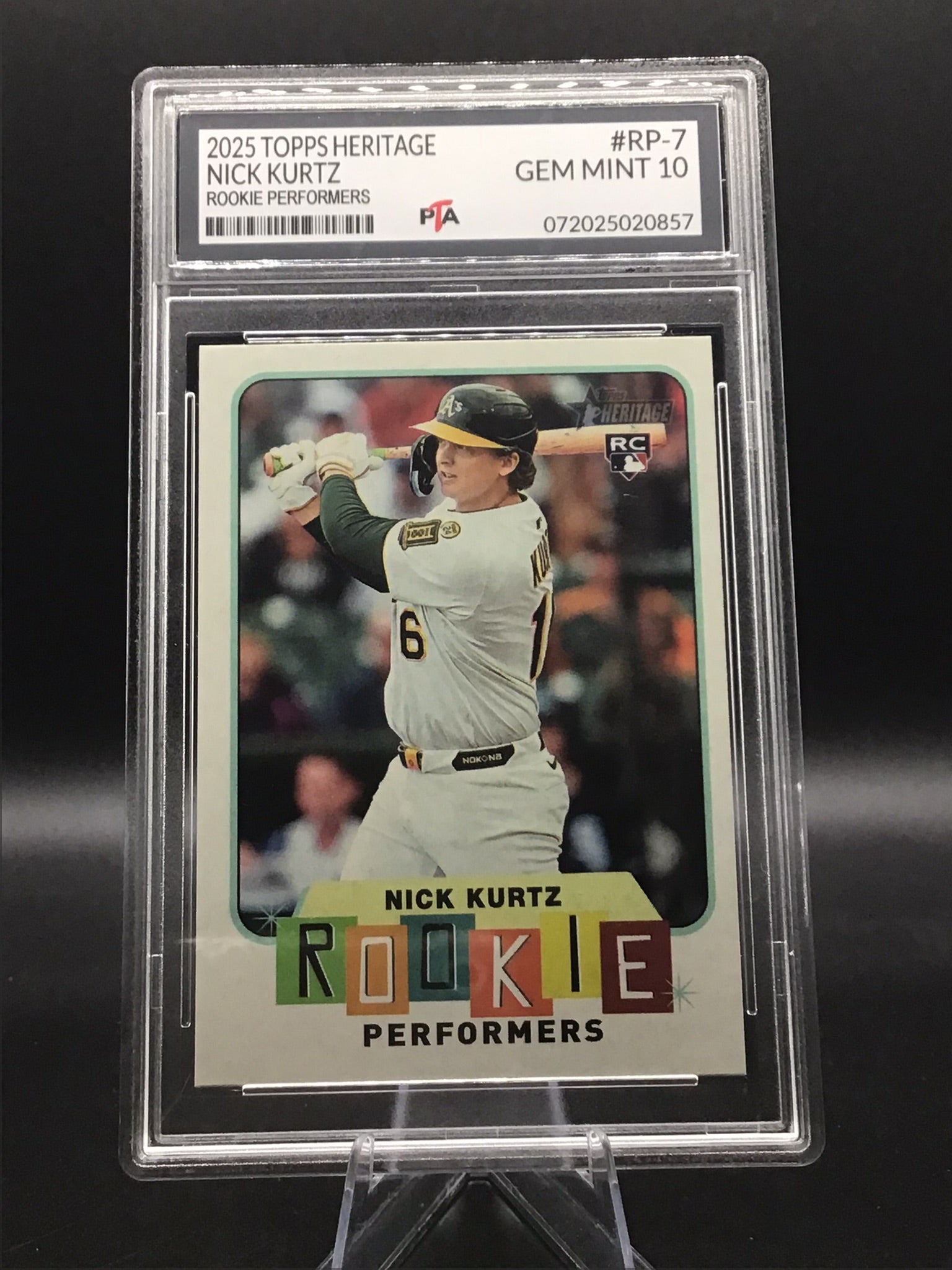2025 TOPPS Nick Kurtz "Rookie Performers" GEM MINT 🔥