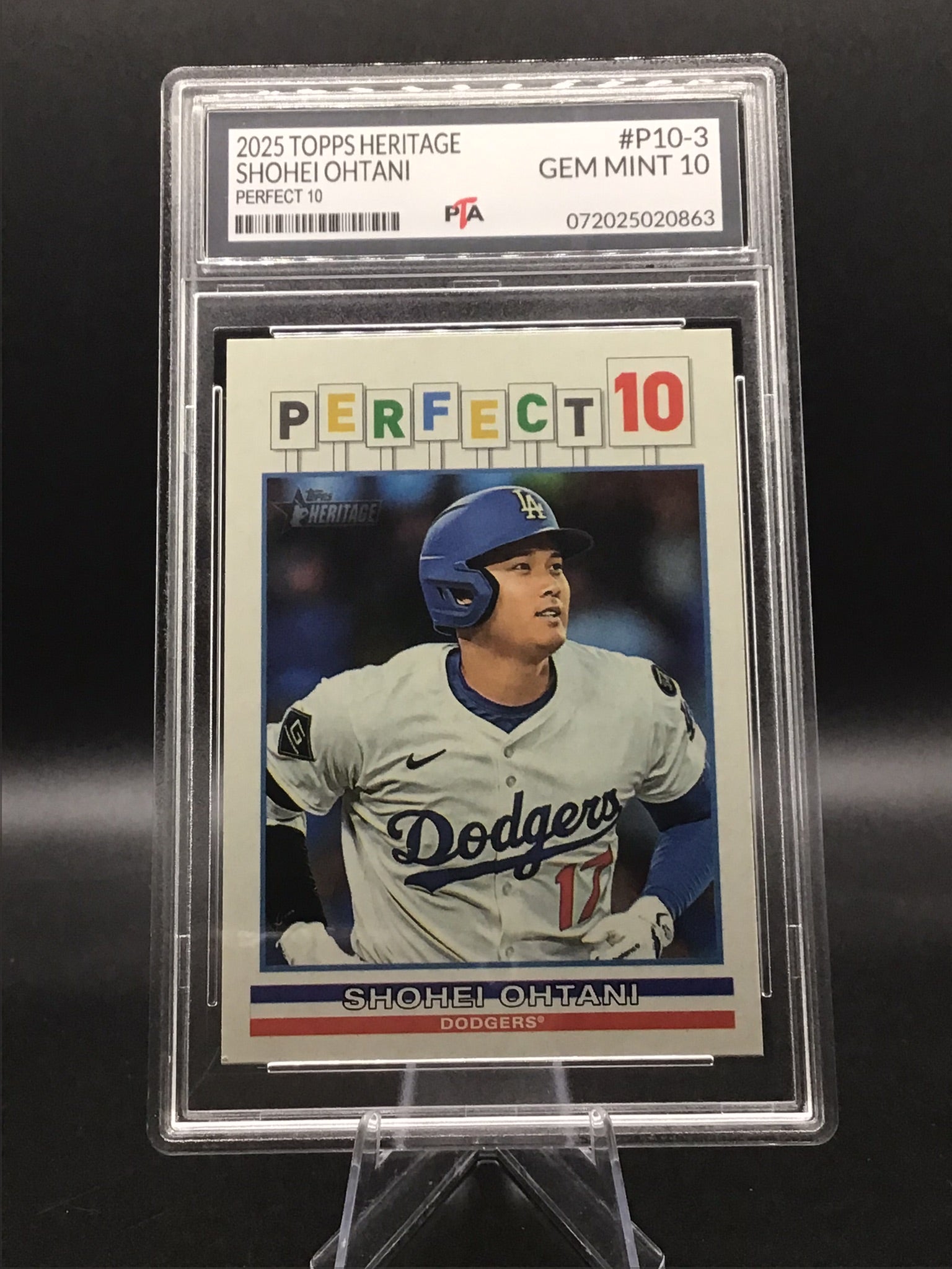 2025 TOPPS Heritage Shohei Ohtani "Perfect 10" GEM MINT 🔥