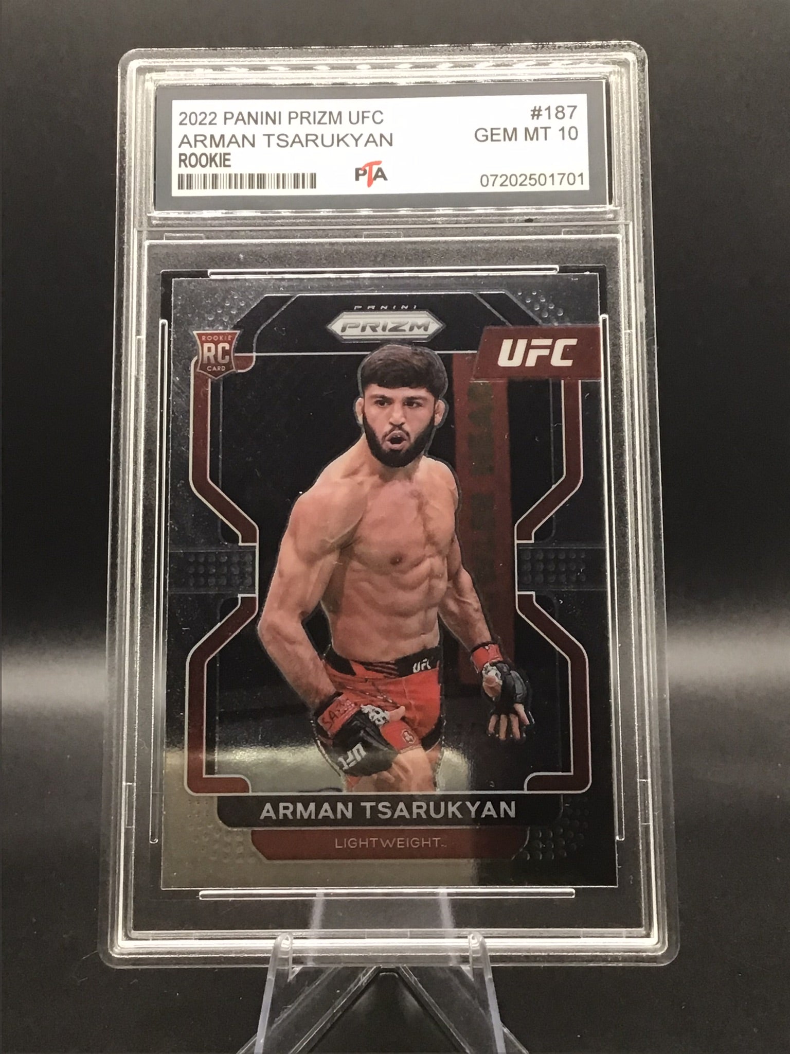 2022 Panini Prizm UFC Arman Tsarukyan Rookie GEM MINT 🔥