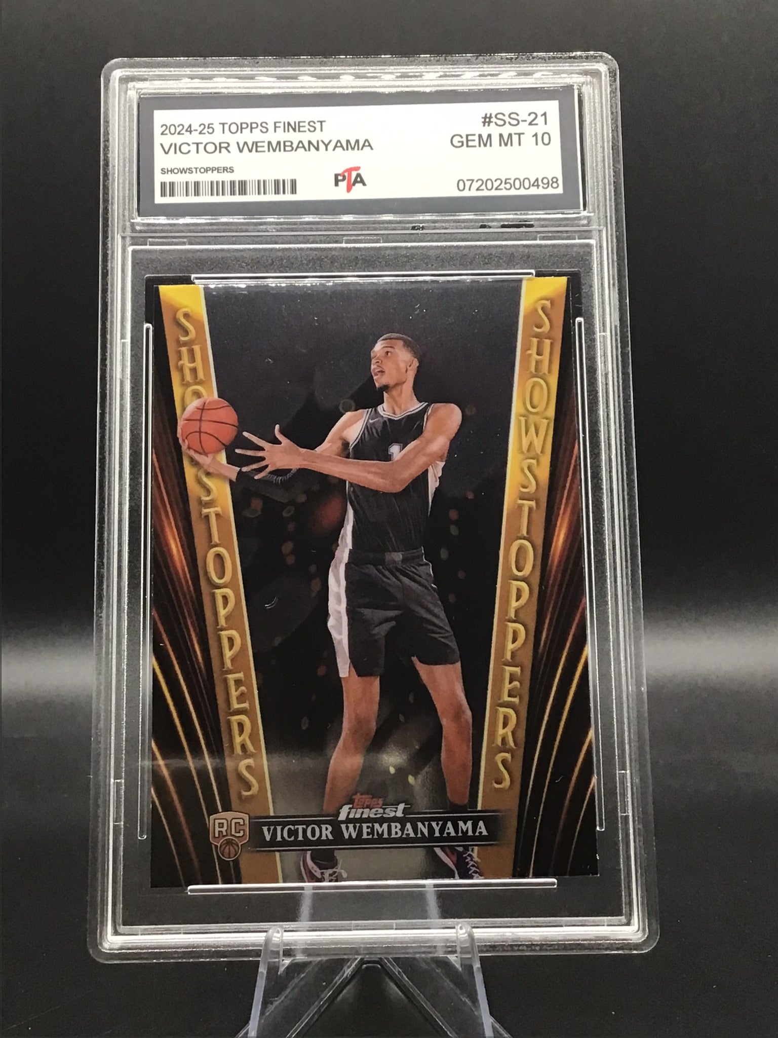 2024-25 TOPPS Finest Victor Wembanyama "Showstoppers" GEM MINT 🔥