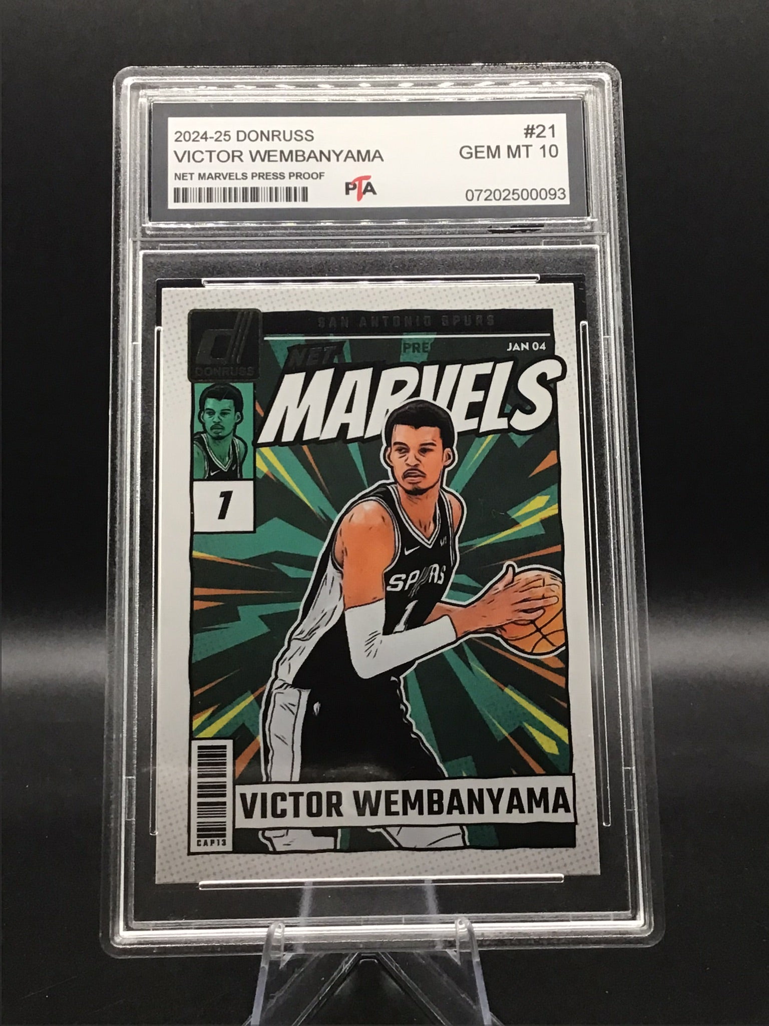 2024-25 Donruss Victor Wembanyama "Net Marvels Press Proof" GEM MINT 🔥