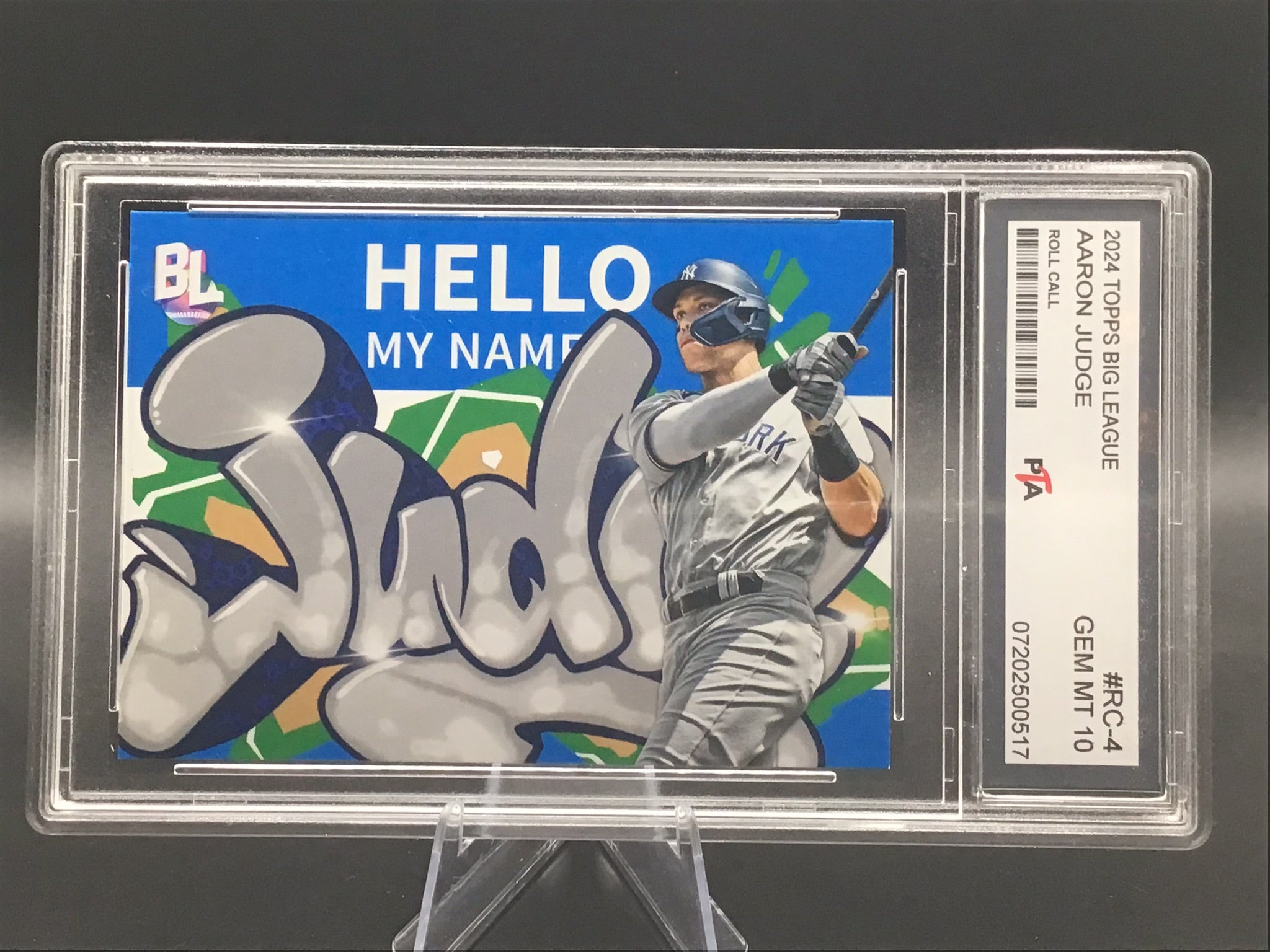 2024 TOPPS Big League Aaron Judge "Roll Call" GEM MINT 🔥