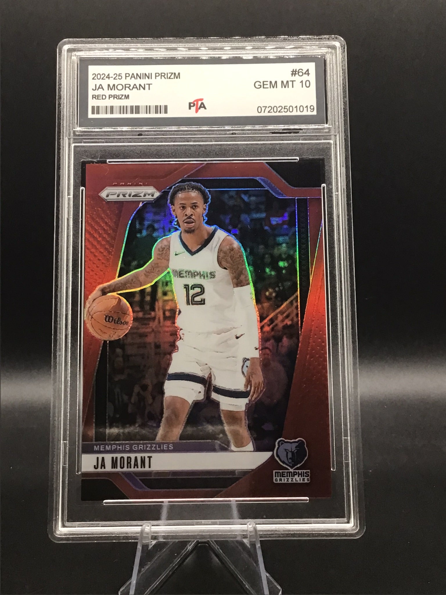 2024-25 Panini Prizm Ja Morant "Red Prizm" GEM MINT 🔥