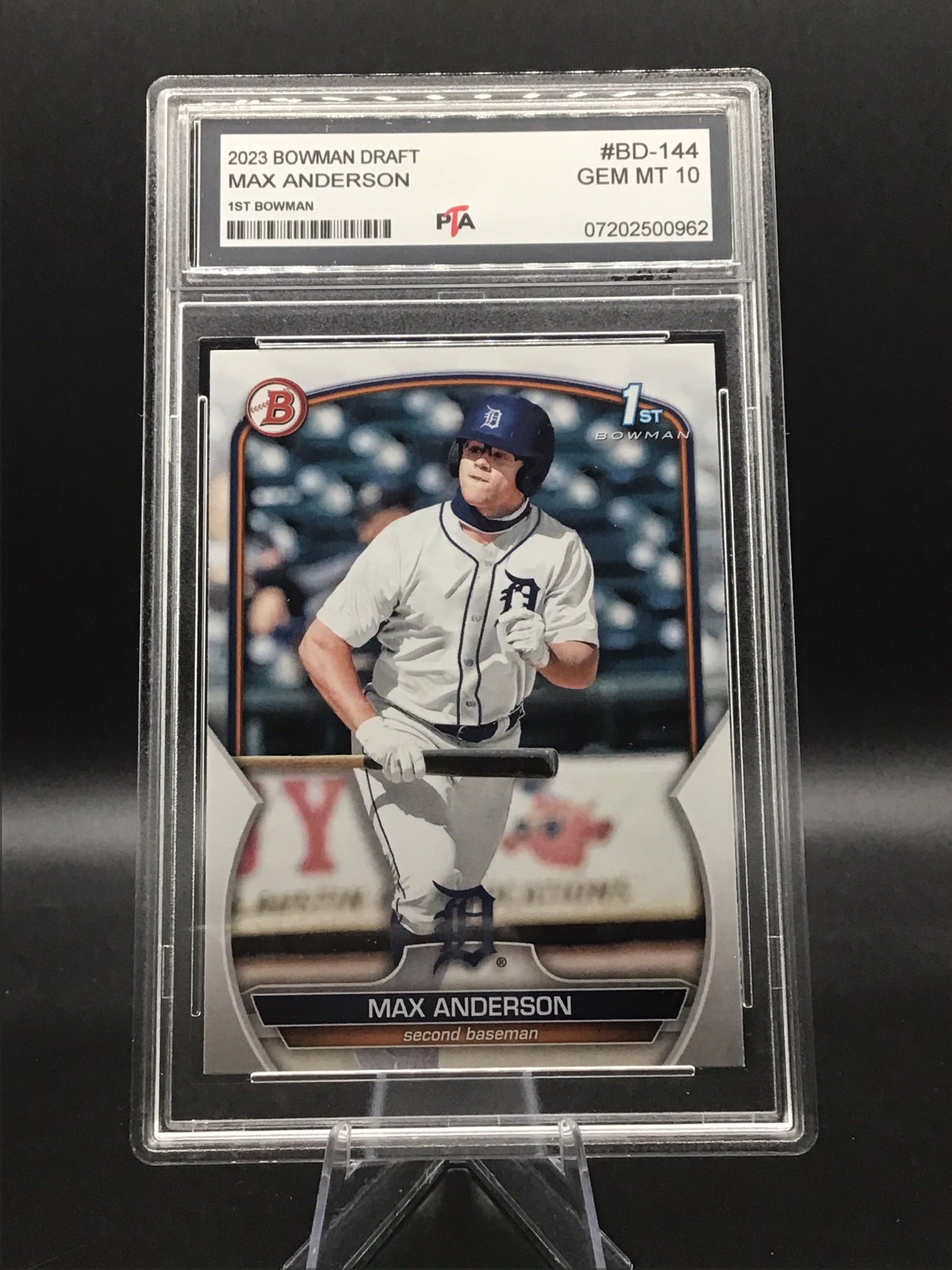 2023 Bowman Draft Max Anderson "1st Bowman" GEM MINT 🔥