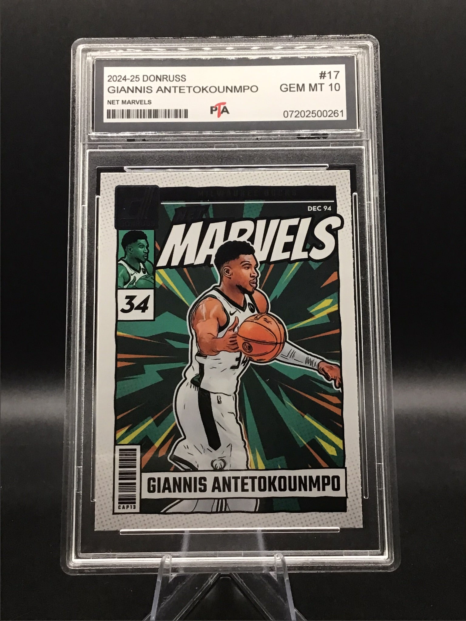 2024-25 Donruss Giannis Antetokounmpo "Net Marvels" GEM MINT 🔥