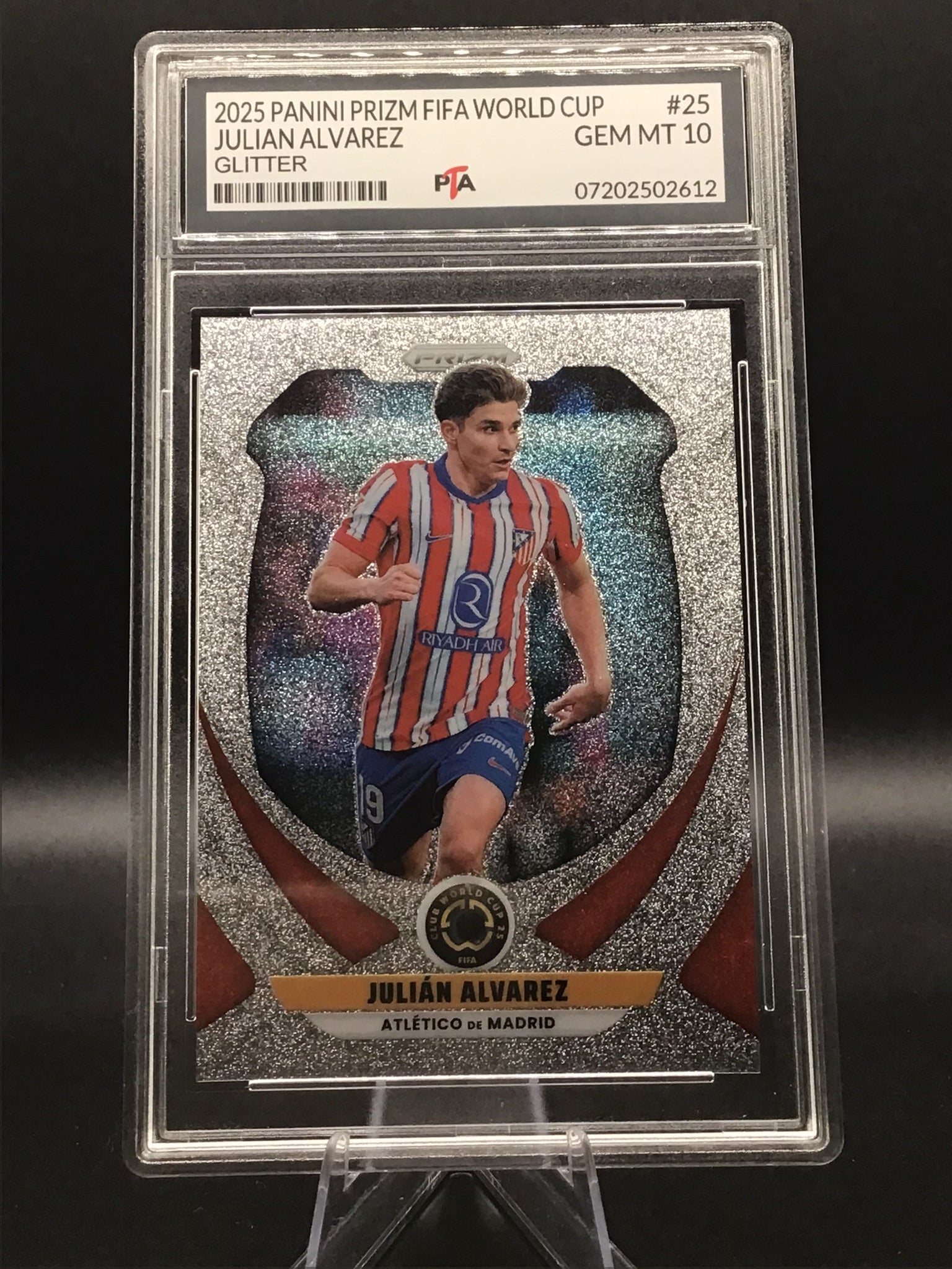 2025 Panini Prizm Fifa World Cup Julian Alvarez "Glitter" GEM MINT 🔥