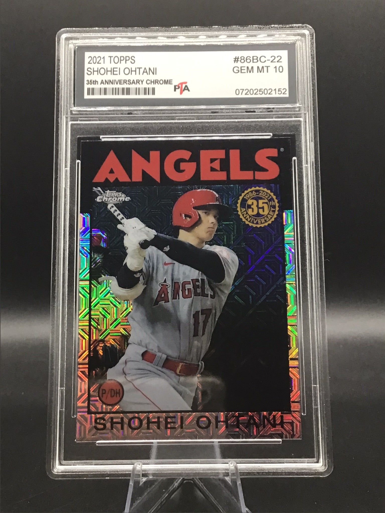 2021 TOPPS Shohei Ohtani "25th Anniversary Chrome" GEM MINT 🔥