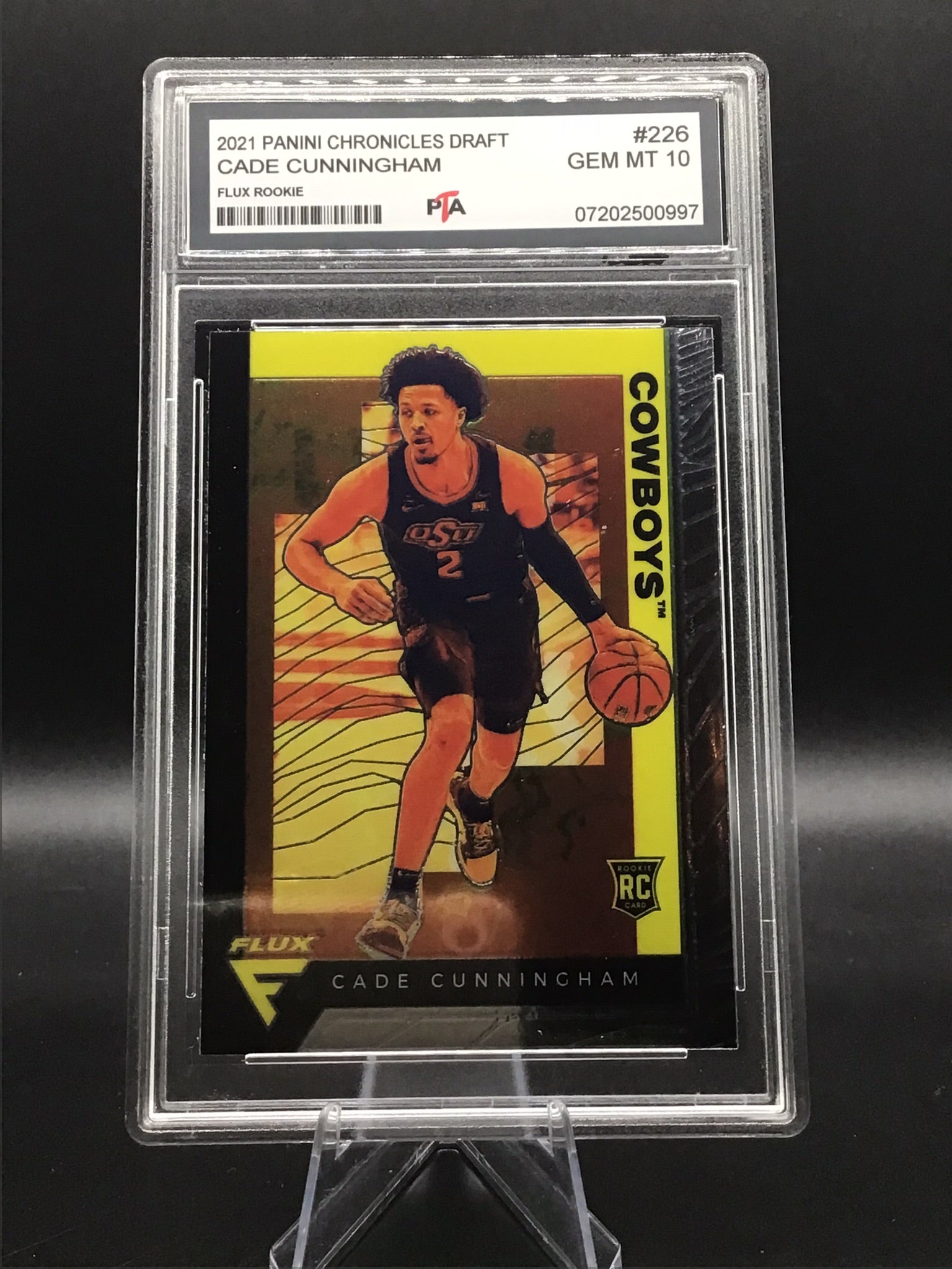 2021 Panini Chronicles Draft Cade Cunningham "Flux Rookie" GEM MINT 🔥