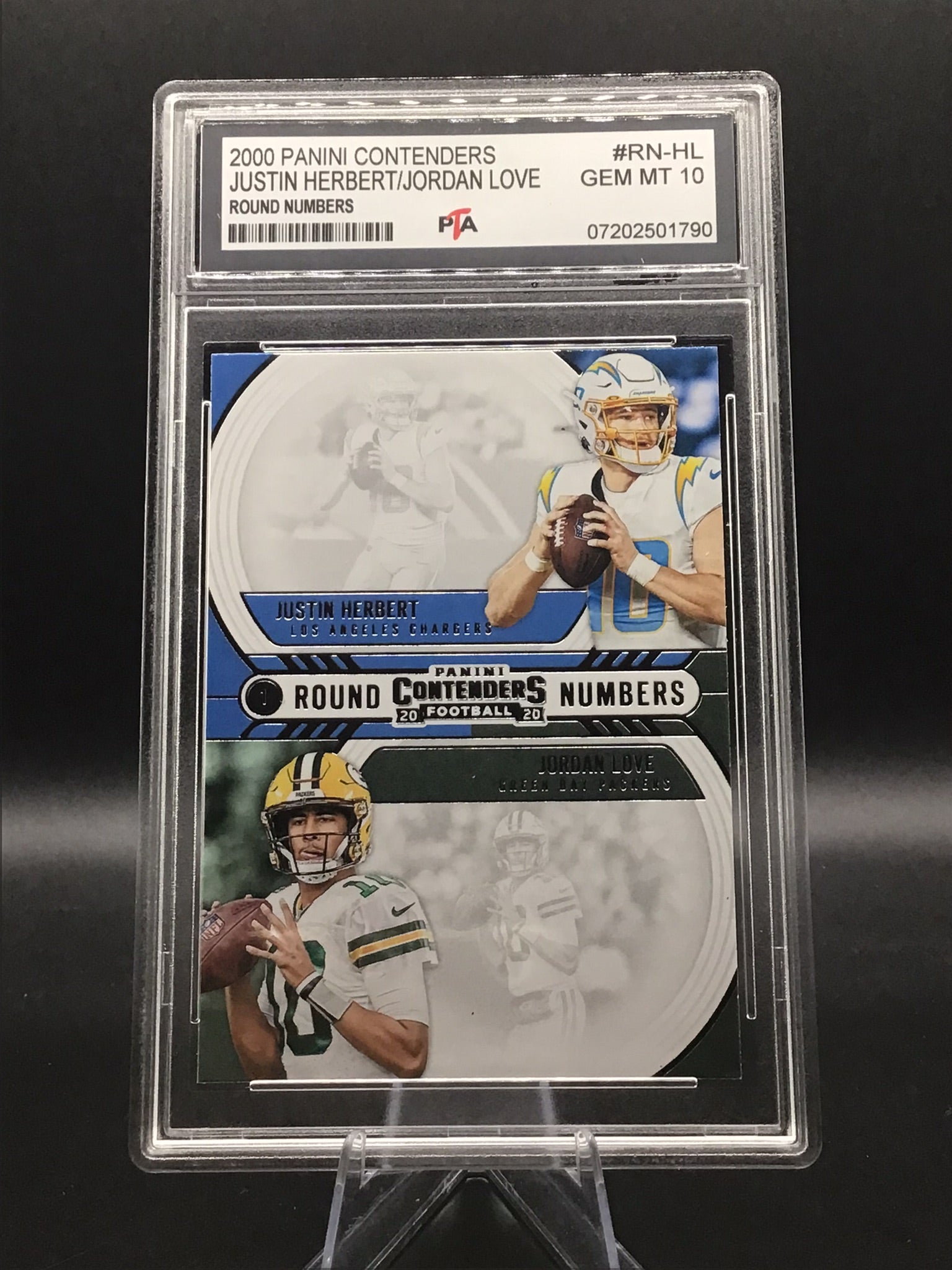 2020 Panini Contenders Justin Herbert/Jordan Love "Round Numbers" GEM MINT 🔥