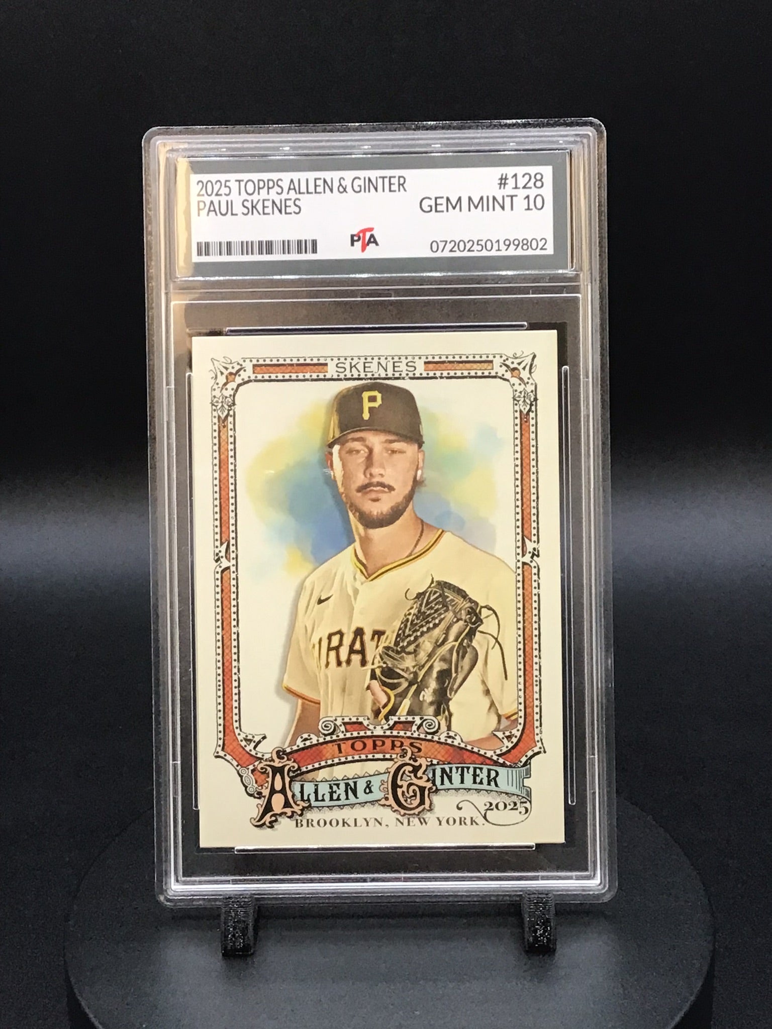 2025 TOPPS Allen & Ginter Paul Skenes GEM MINT PTA 10 🔥