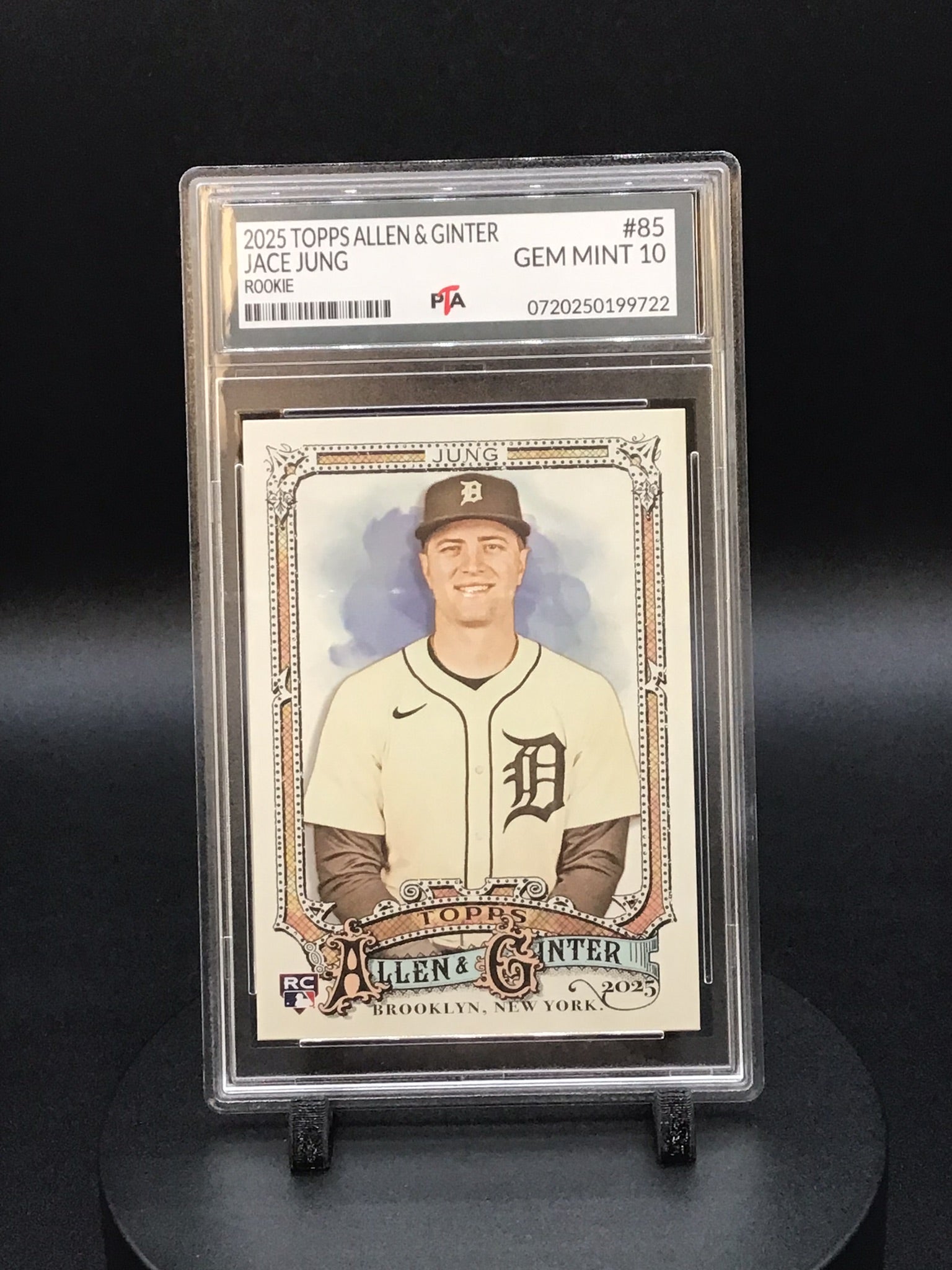 2025 TOPPS Allen & Ginter Jace Jung Rookie GEM MINT PTA 10 🔥
