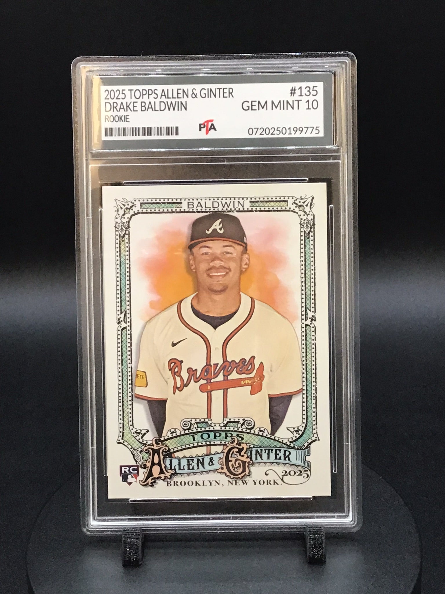 2025 TOPPS Allen & Ginter Drake Baldwin Rookie GEM MINT PTA 10 🔥