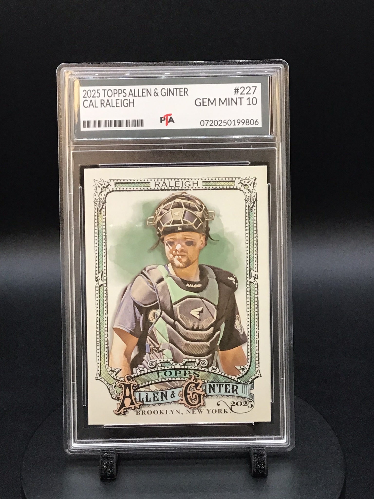 2025 TOPPS Allen & Ginter Cal Raleigh GEM MINT PTA 10 🔥