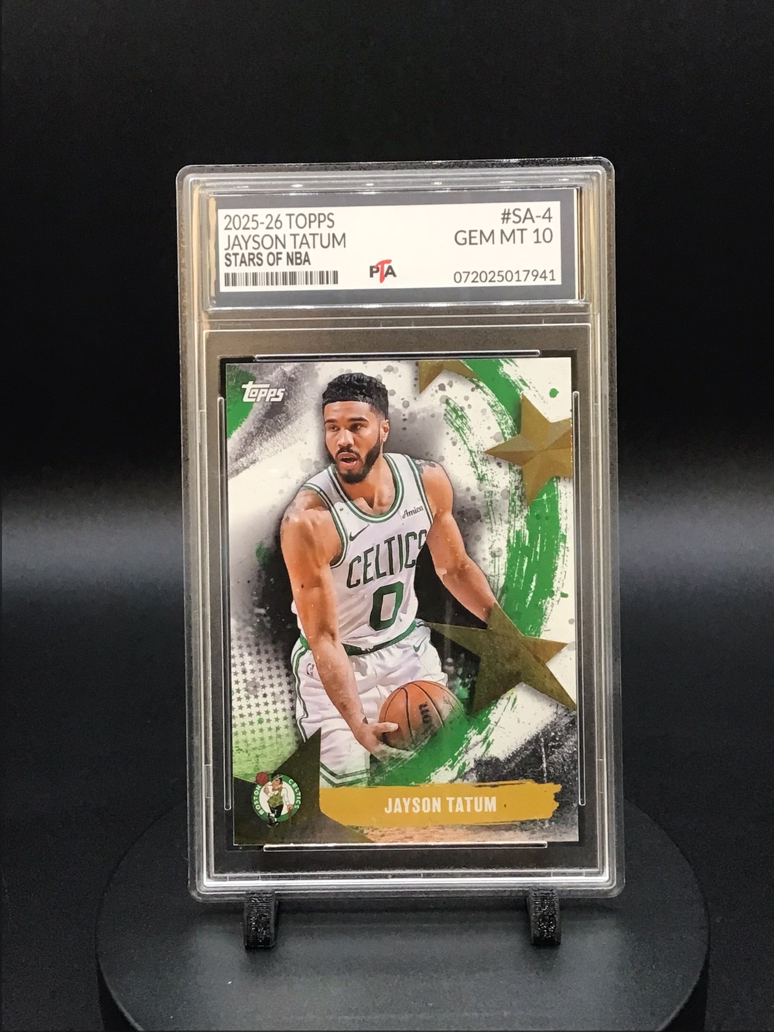 2025-26 TOPPS Jayson Tatum "Stars of NBA" GEM MINT PTA 10 🔥