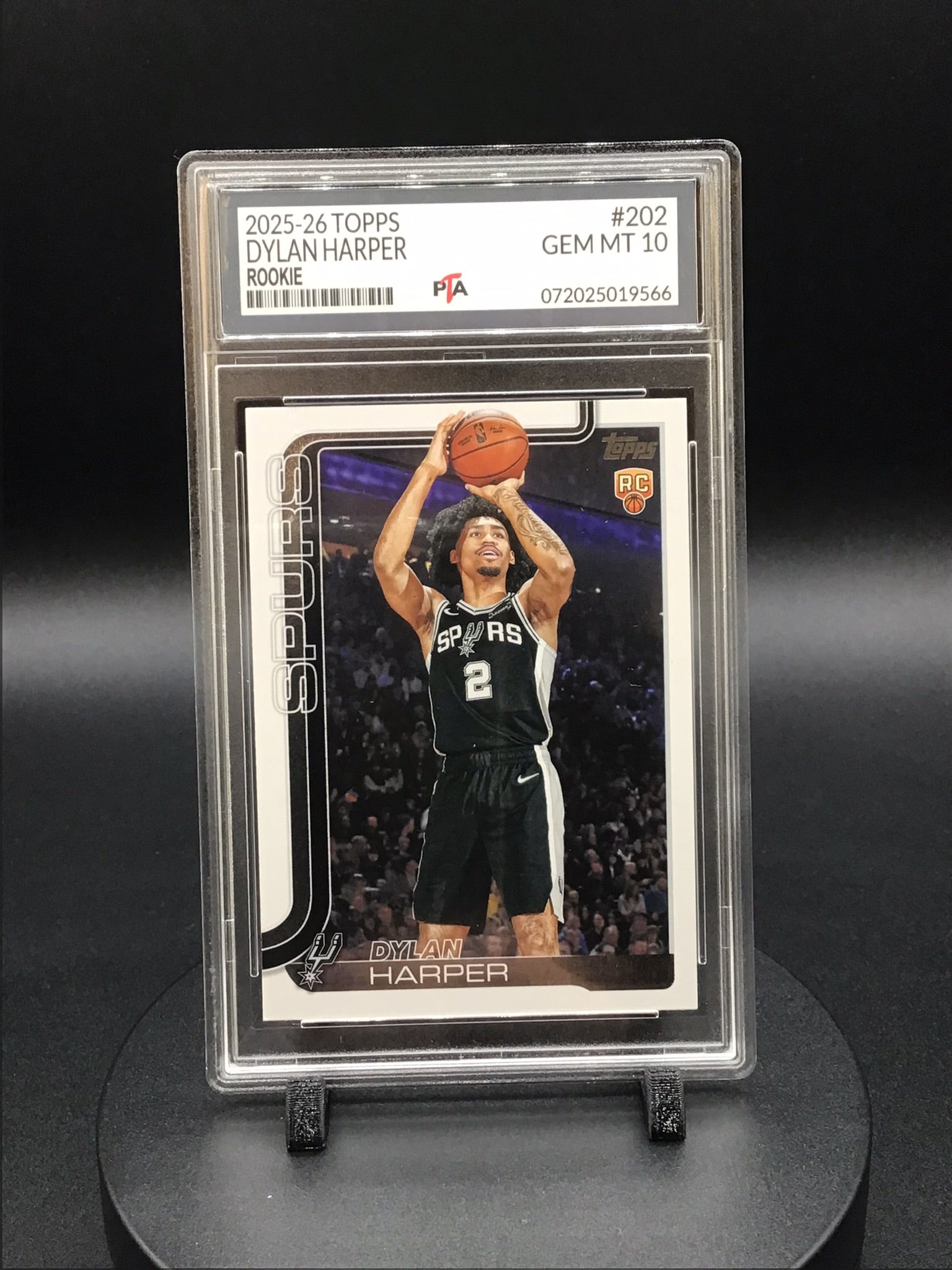 2025-26 TOPPS Dylan Harper Rookie GEM MINT PTA 10 🔥