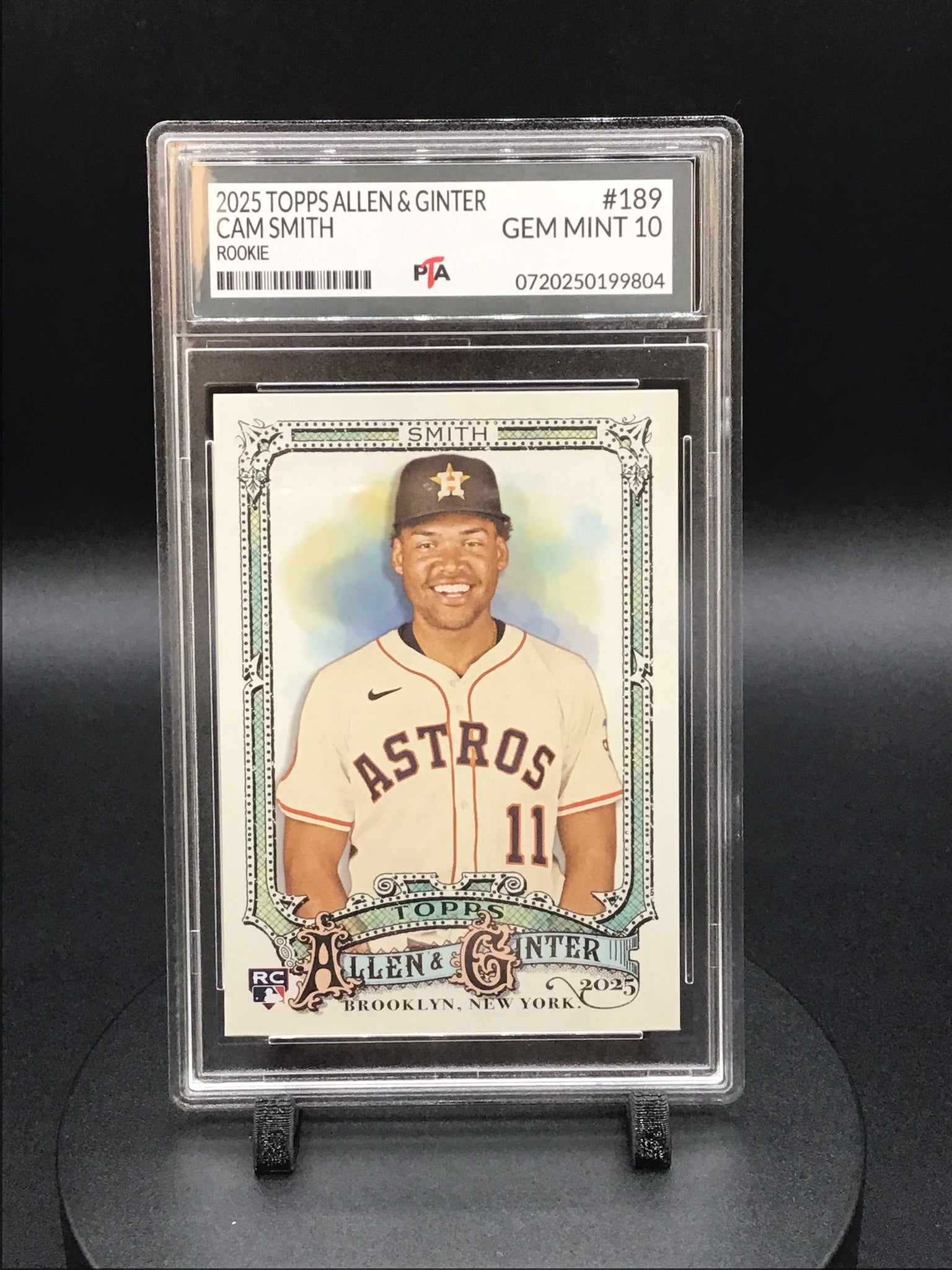 2025 TOPPS Allen & Ginter Cam Smith Rookie GEM MINT PTA 10 🔥