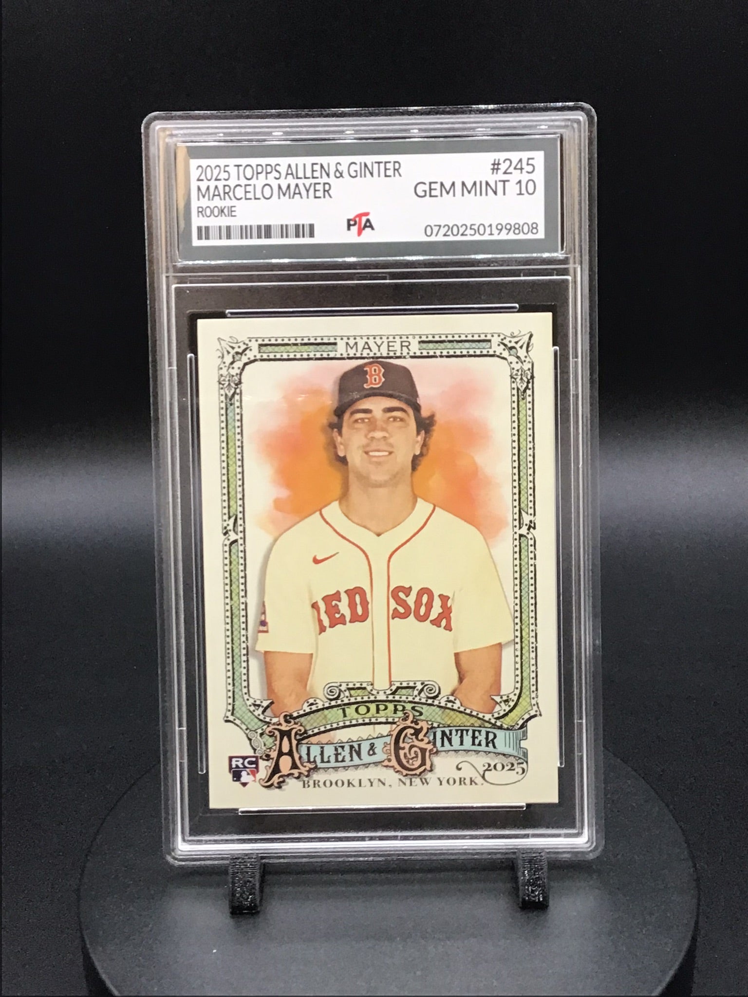 2025 TOPPS Allen & Ginter Marcelo Mayer Rookie GEM MINT PTA 10 🔥