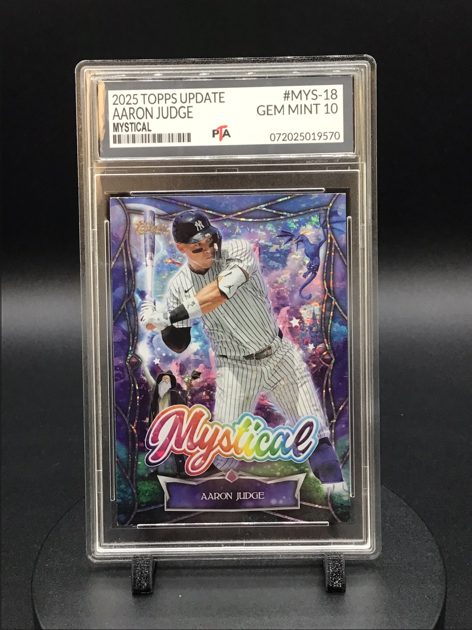 2025 TOPPS Update Aaron Judge "Mystical" GEM MINT PTA 10 🔥