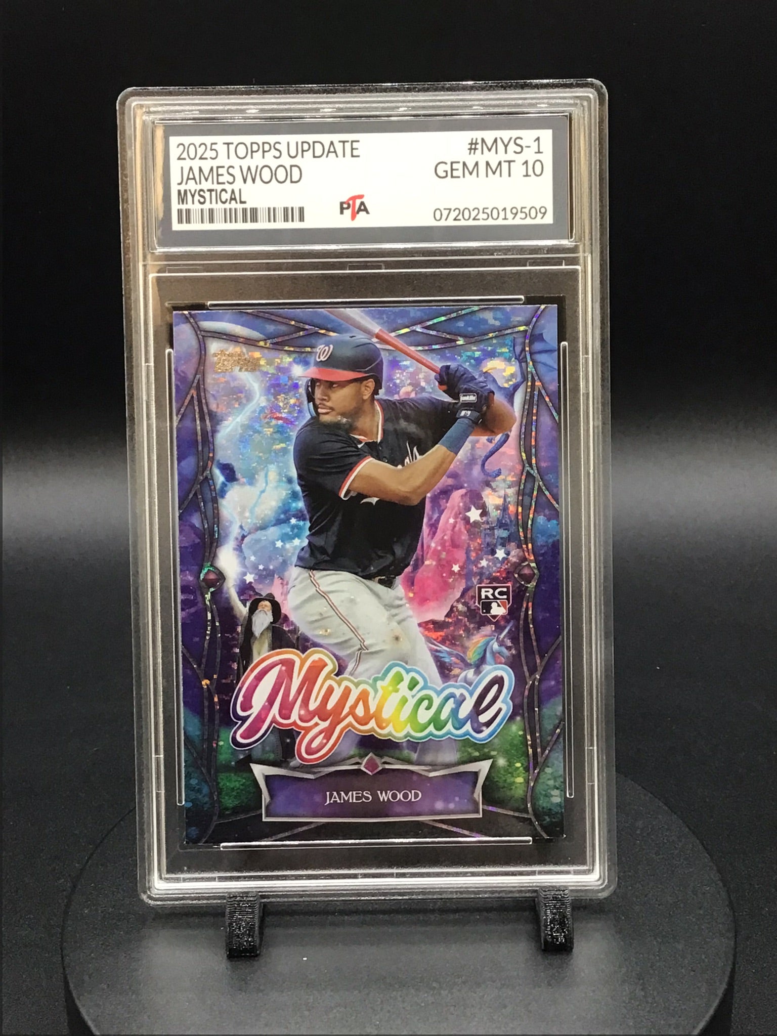 2025 TOPPS Update James Wood "Mystical" GEM MINT PTA 10 🔥