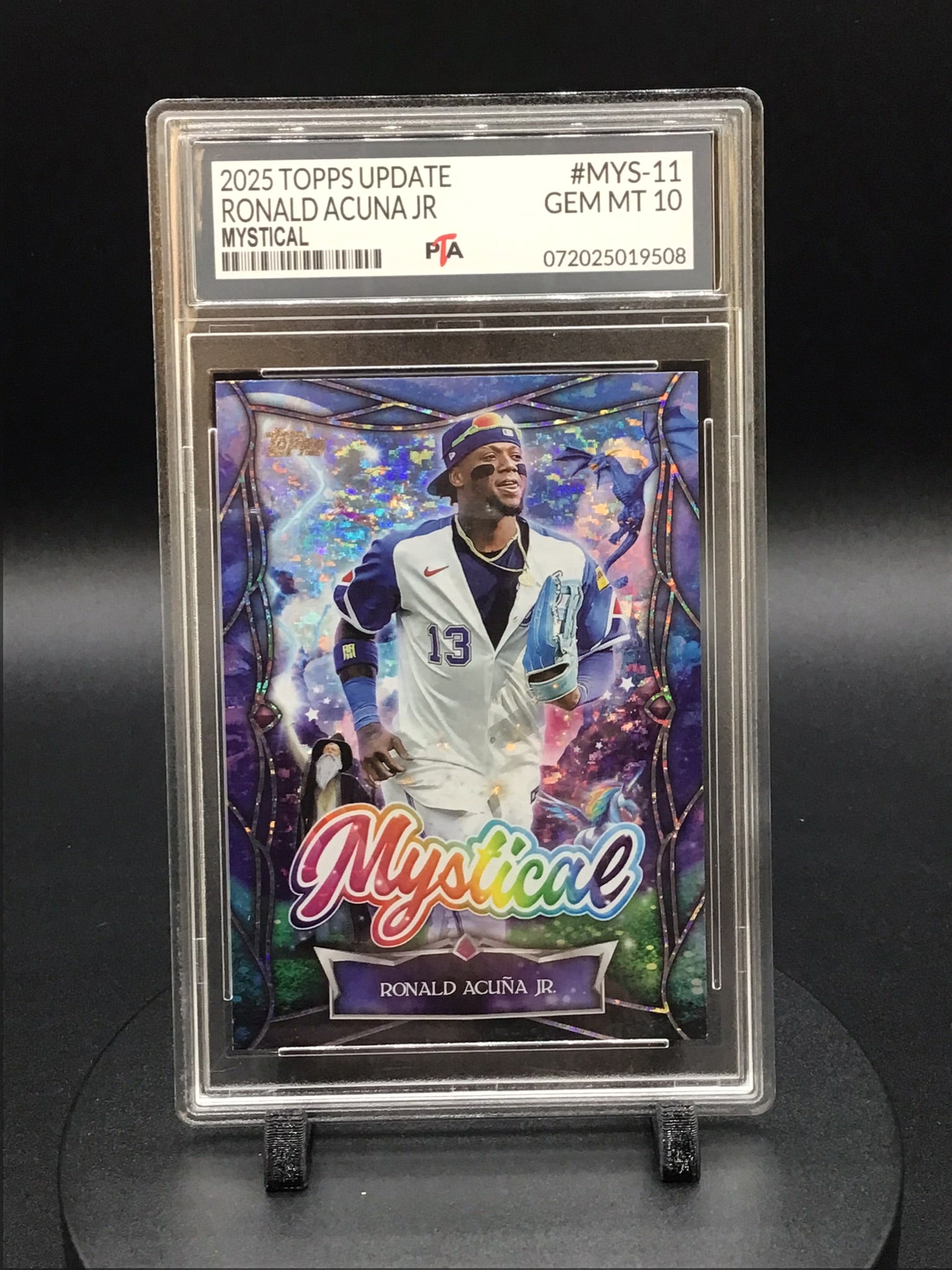 2025 TOPPS Update Ronald Acuna Jr. "Mystical" GEM MINT PTA 10 🔥