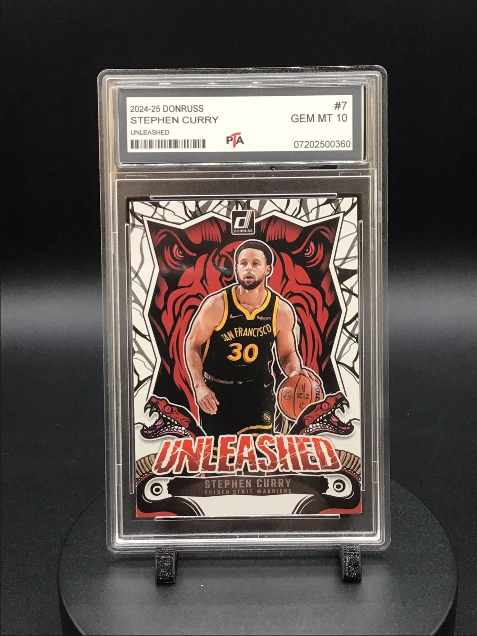 2024-25 Donruss Stephen Curry "Unleashed" GEM MINT PTA 10 🔥