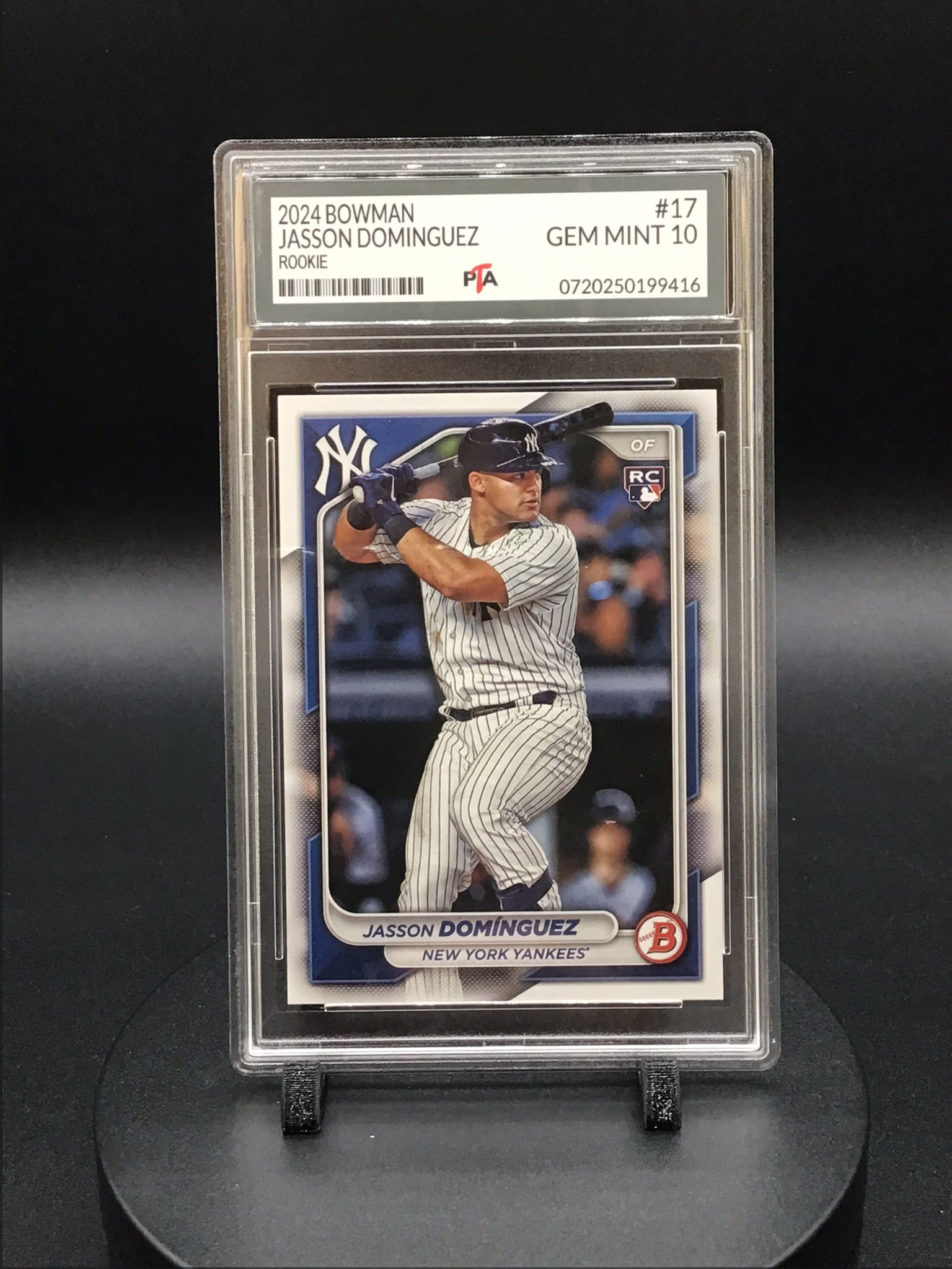 2024 Bowman Jasson Dominguez Rookie GEM MINT PTA 10 🔥