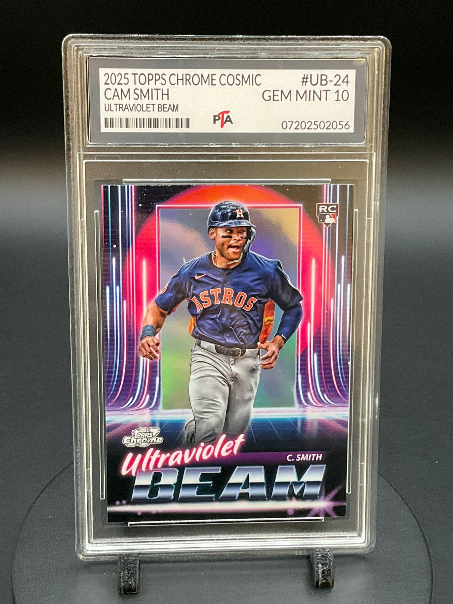 2025 TOPPS Chrome Cosmic Cam Smith "Ultraviolet Beam" GEM MINT 🔥