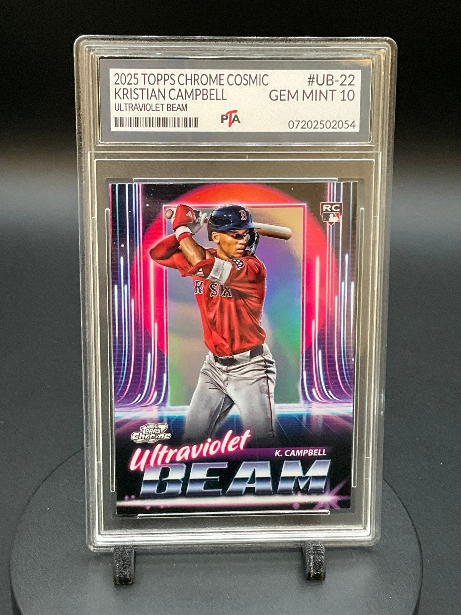 2025 TOPPS Chrome Cosmic Kristian Campbell "Ultraviolet Beam" GEM MINT 🔥