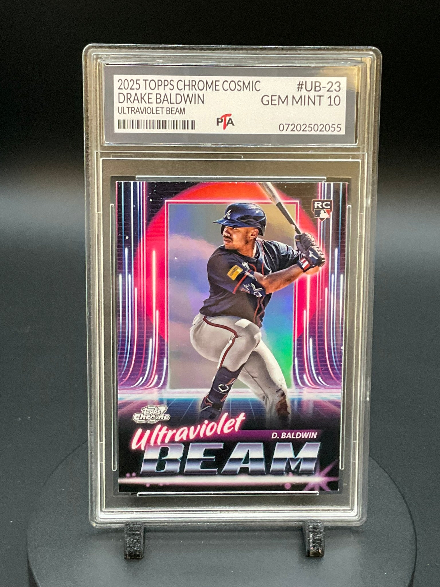 2025 TOPPS Chrome Cosmic Drake Baldwin "Ultraviolet Beam" GEM MINT 🔥