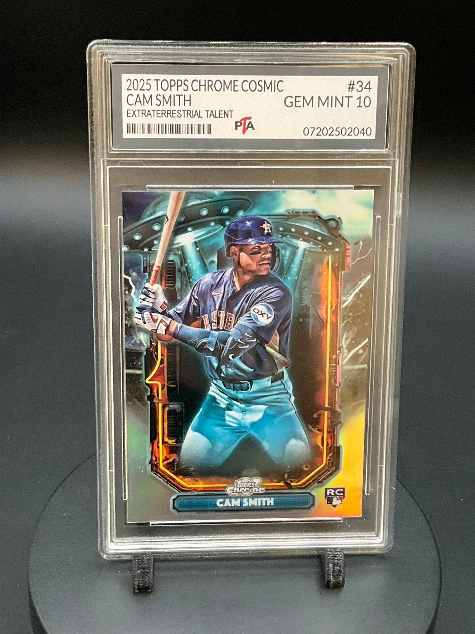 2025 TOPPS Chrome Cosmic Cam Smith "Extraterrestrial Talent" GEM MINT 🔥