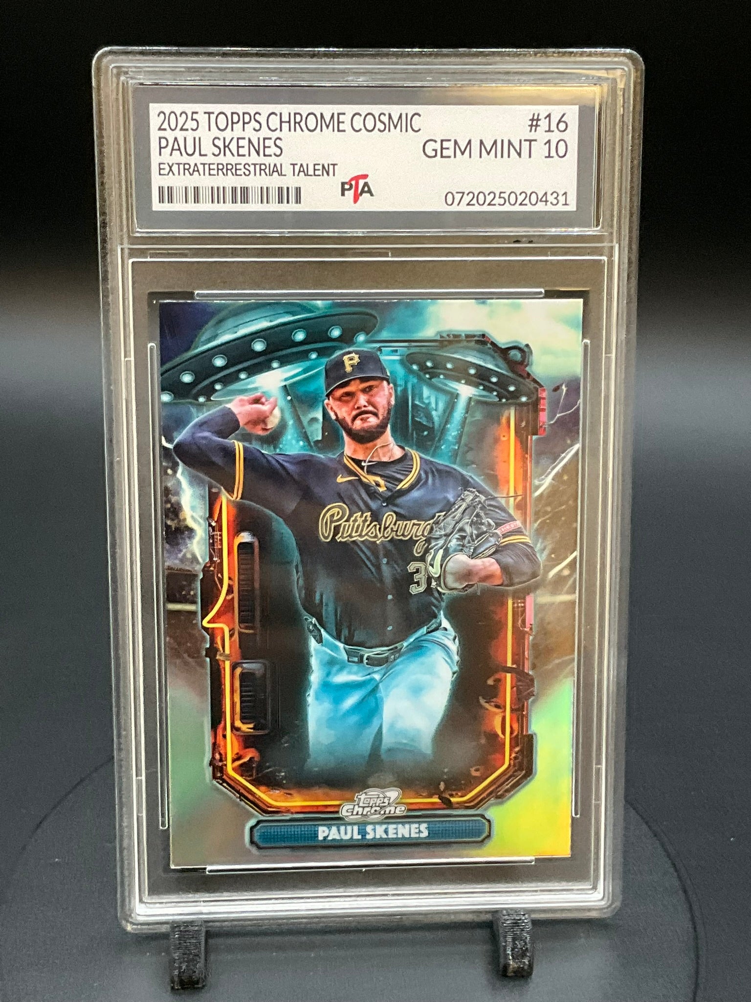 2025 TOPPS Chrome Cosmic Paul Skenes "Extraterrestrial Talent" GEM MINT 🔥