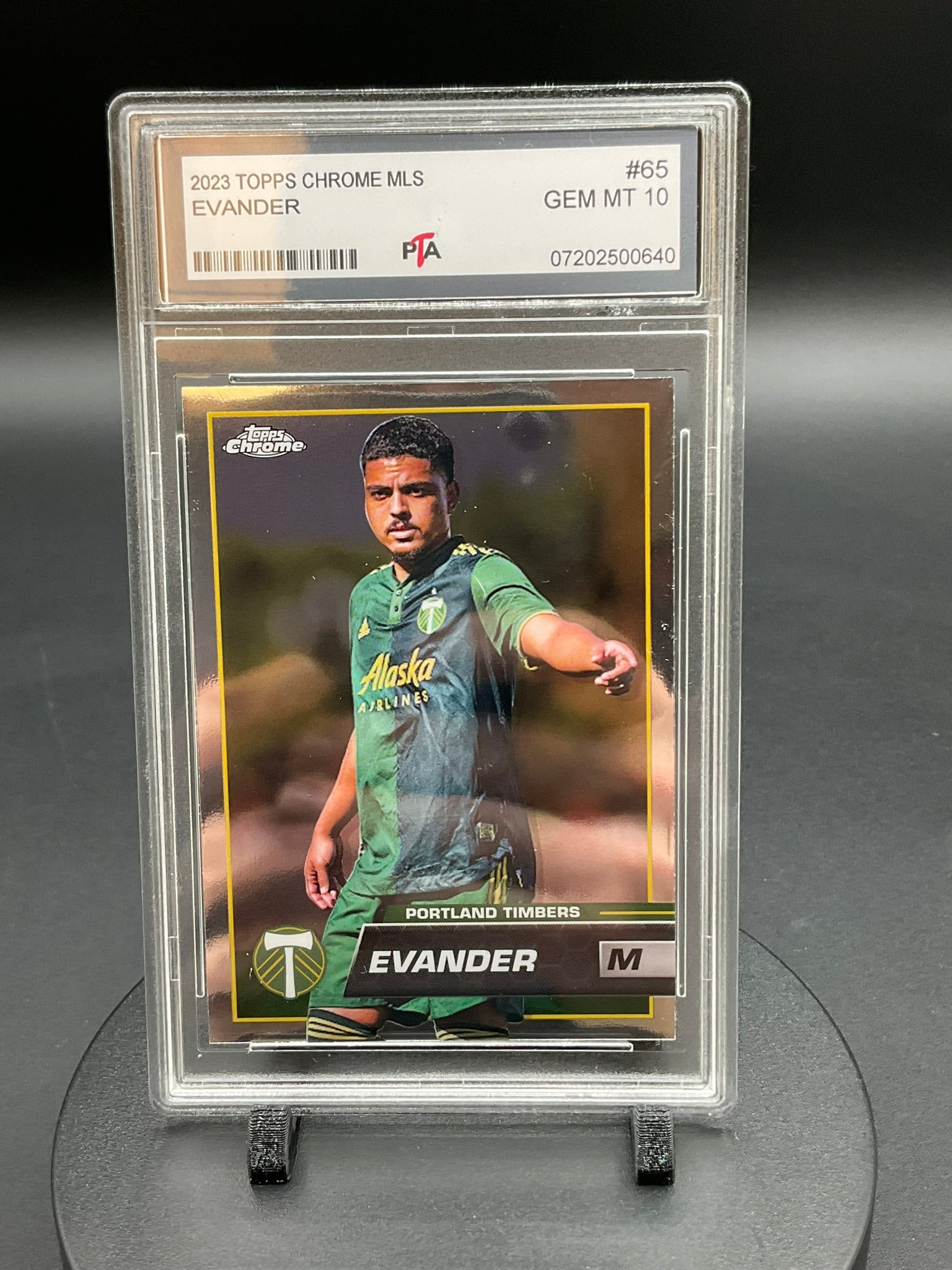 2023 TOPPS Chrome MLS Evander GEM MINT 🔥