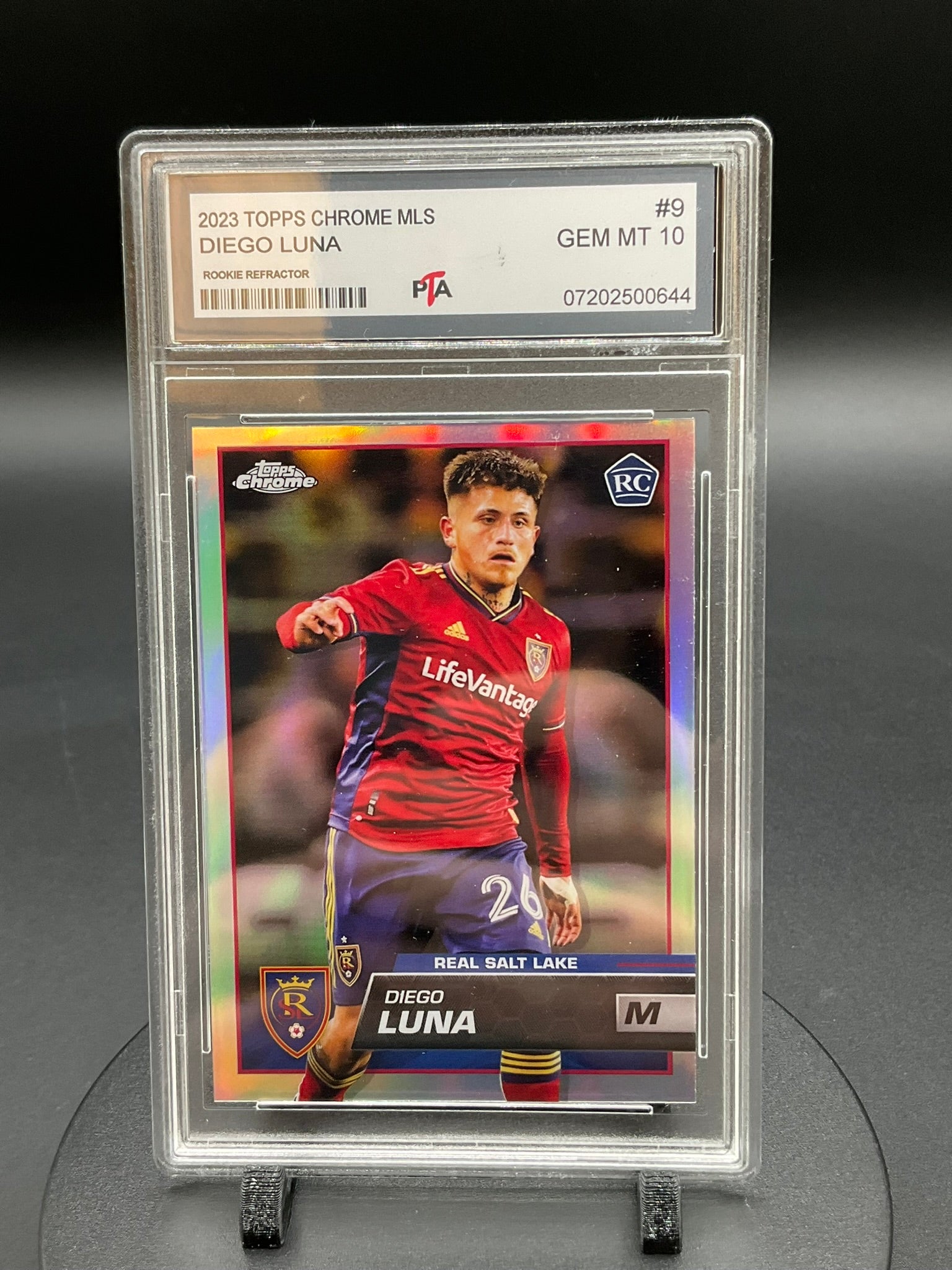 2023 TOPPS Chrome MLS Diego Luna "Rookie Refractor" GEM MINT 🔥