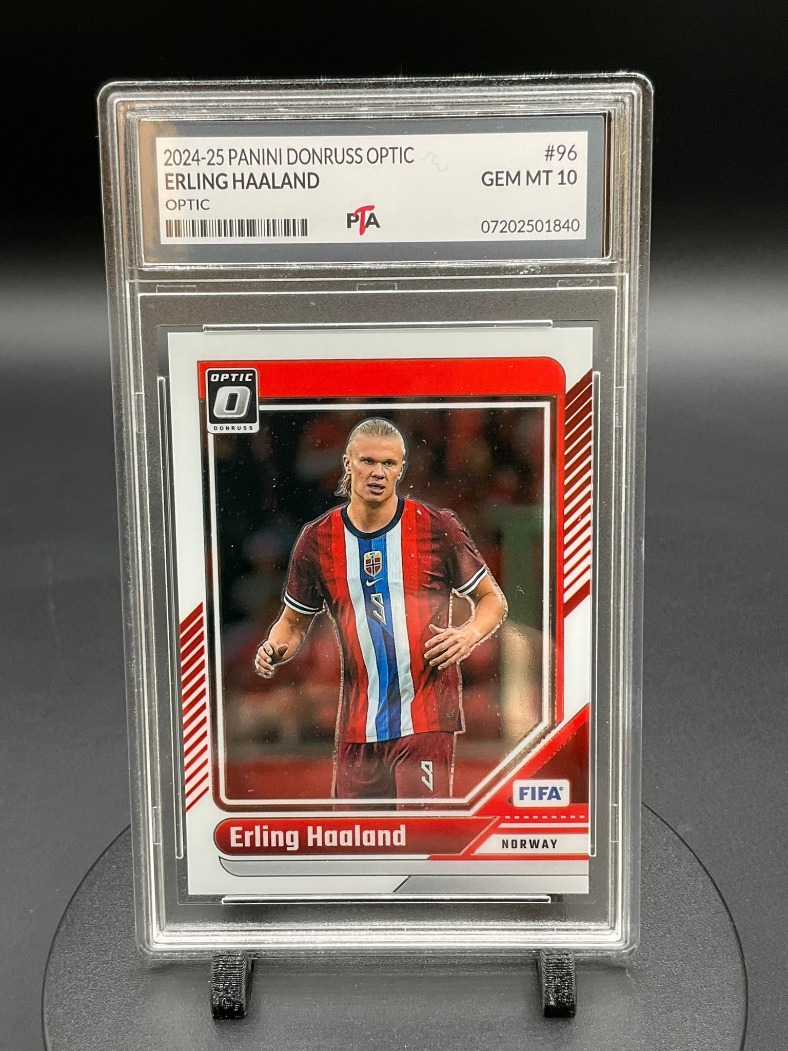 2024-25 Panini Donruss Optic Erling Haaland "Optic" GEM MINT 🔥